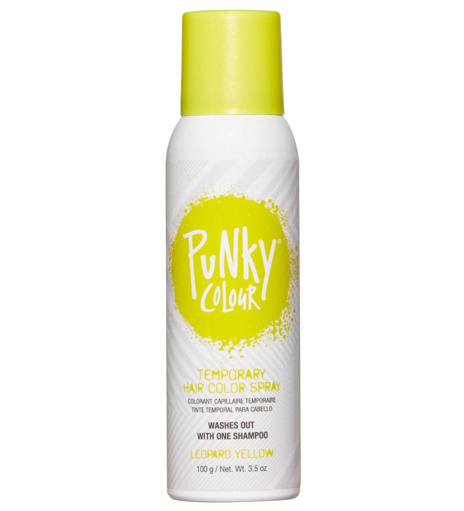 Punky Temporary Hair Color Spray Leopard Yellow Fast-Drying Non-Sticky Non-Damaging Travel Size Hair Dye for Instant Vivid Hair Color 3.5 oz 1-Pack 3.5 Ounce (Pack of 1) Leopard Yellow - Buy Online on SooperMarket.com