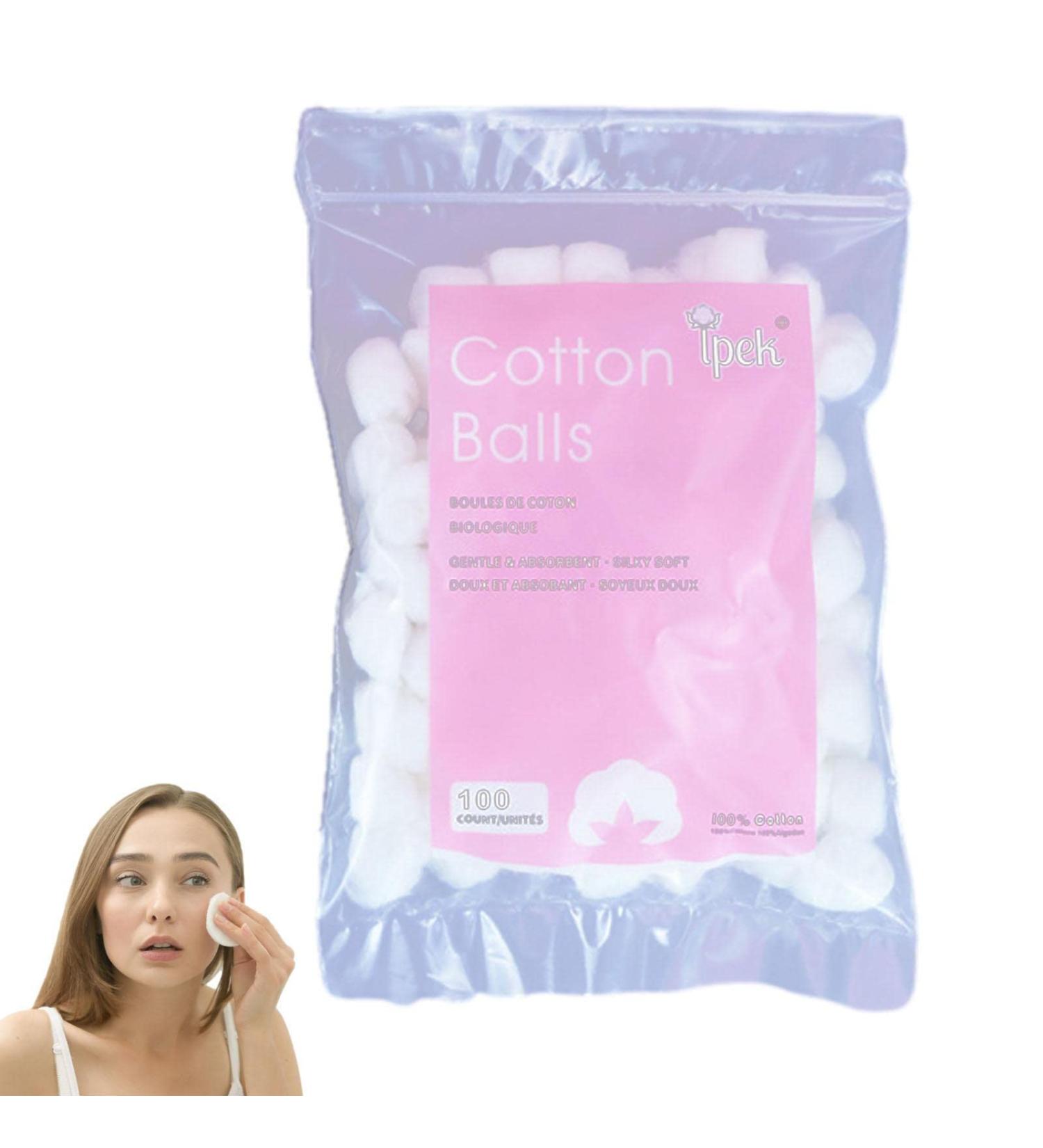 Cotton Balls Portable Cotton Balls for Face | Home Accessories Lightweight for Beauty & Personal Cares Baby Cares Nail Polish Remover Makeup Cleaning Coatuiyo - Buy Online on SooperMarket.com