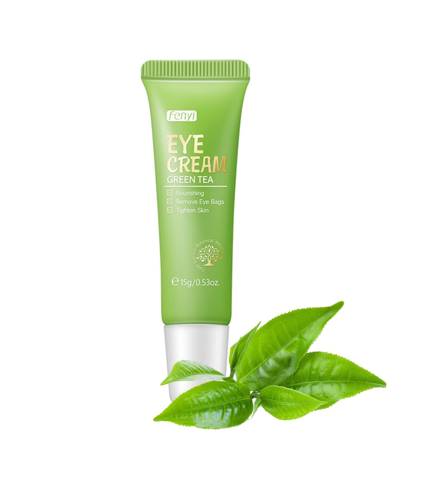 Green Tea Eye Cream - Reduce Dark Circles Puffiness & Wrinkles | Anti-Aging Daily Eye Care 15g - Buy Online on SooperMarket.com