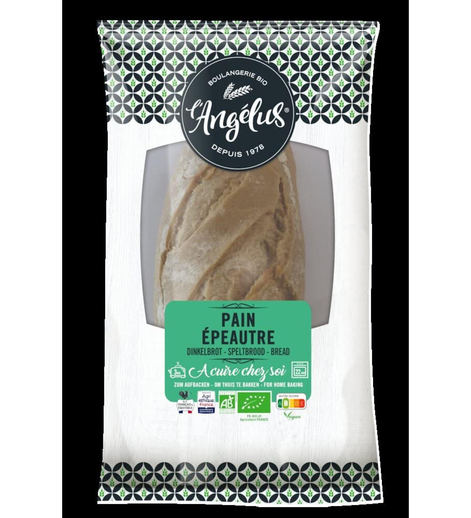 L'Angelus Organic Spelt Bread for Home Baking 460 g