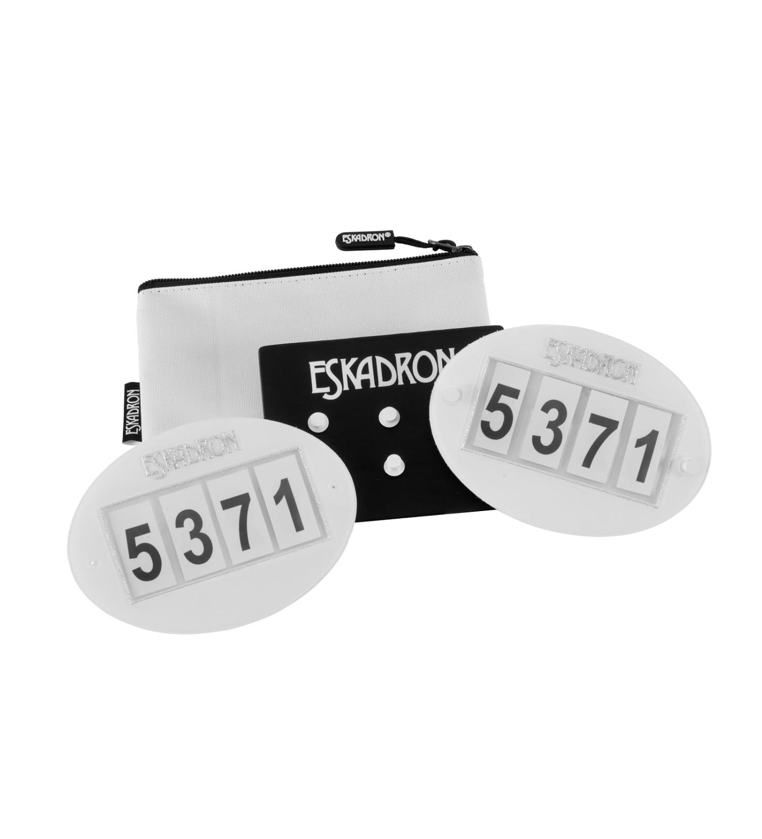 Eskadron Basic START NUMBERS Set Quick-PIN - White | International Shipping Available - Buy Online on SooperMarket.com