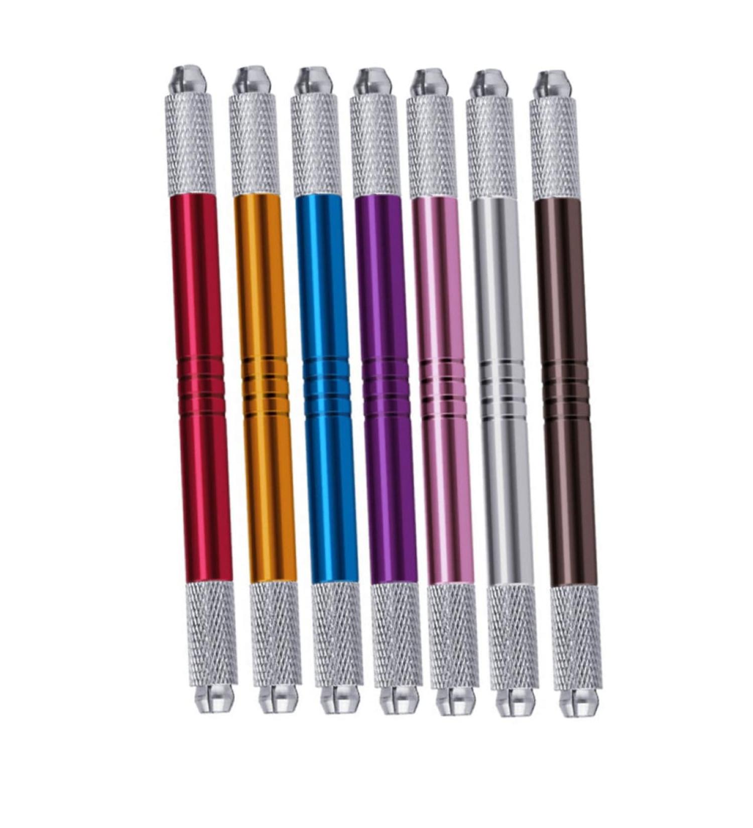Gogogmee 7pcs Embroidery Pen Microblading Eyebrow Pen Eyebrow Needle Pen Pen Aluminum Alloy - Buy Online on SooperMarket.com