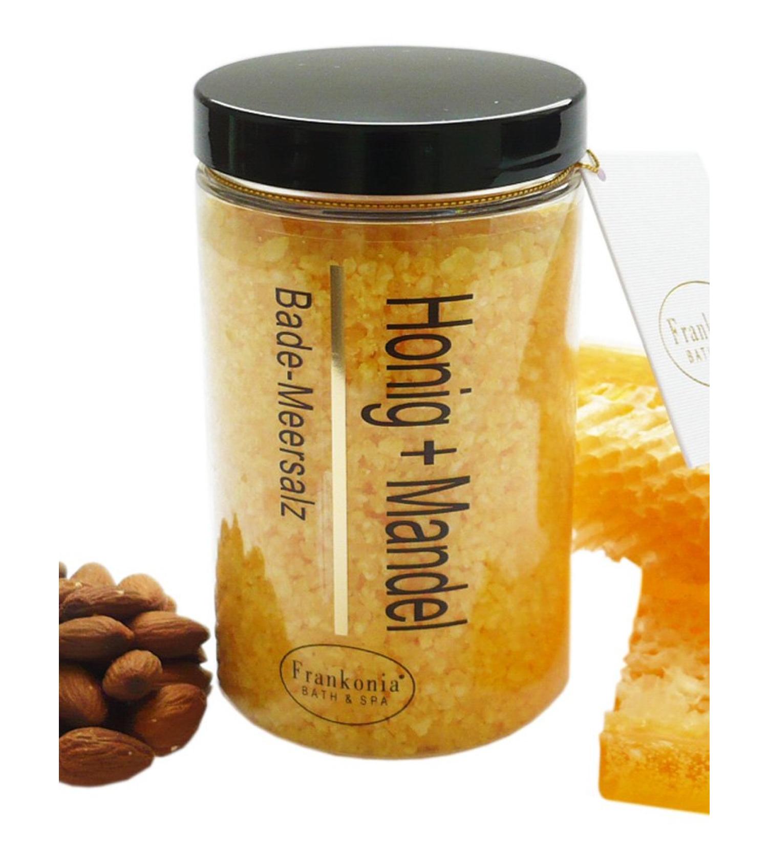 Buy Frankonia Honey Almond Bath Salt - Dead Sea Sea Salt Additive 450g | International Shipping - Buy Online on SooperMarket.com