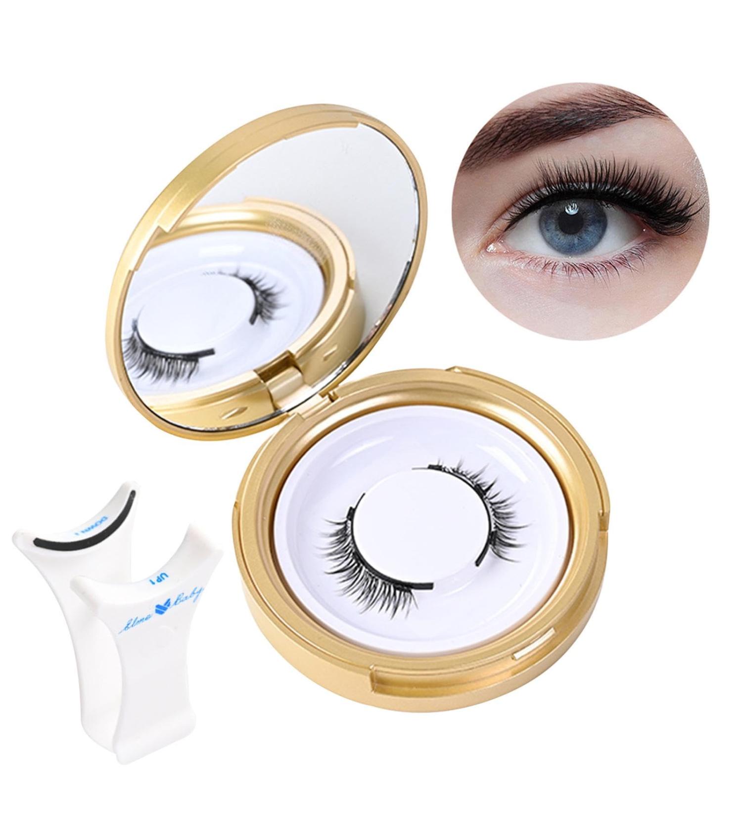 DASHIELL No Glue False Eyelashes | False Reusable Lashes - Natural Look False Lashes False Eyelashes Easy-to-Use Applicator Strong Magnets For Beginners - Buy Online on SooperMarket.com