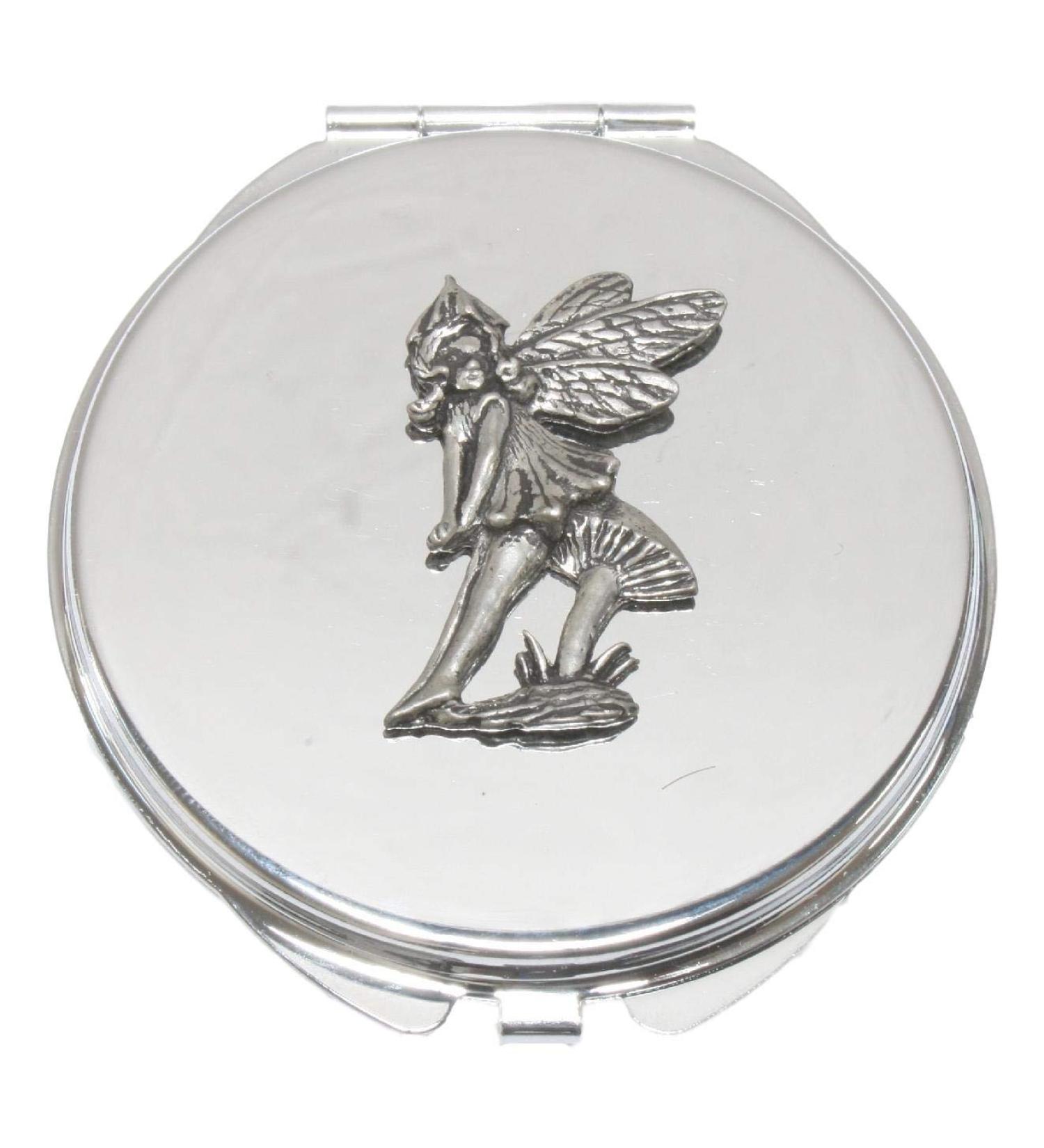 Fairy Sitting Compact Mirror Handbag Gift With Free Engraving 122 - Buy Online on SooperMarket.com