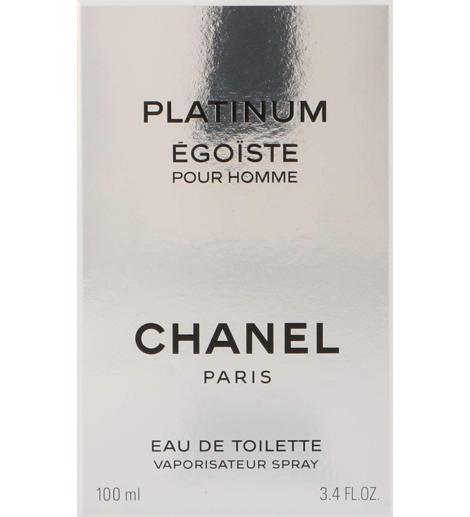 Egoiste Platinum by Chanel for Men Eau De Toilette Spray 3.4 Ounce 3.4 Fl Oz (Pack of 1) - Buy Online on SooperMarket.com