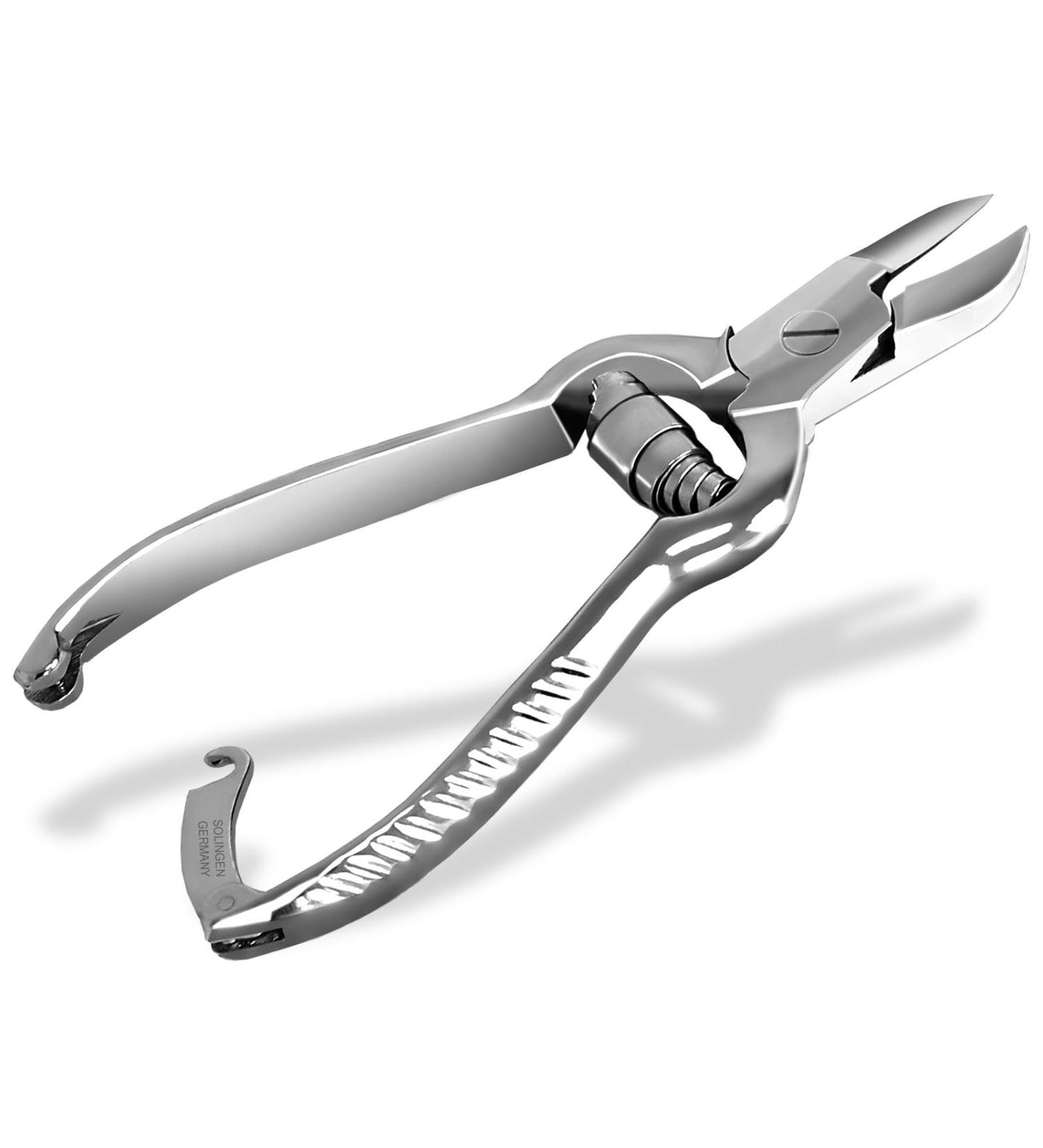 Buy Solingen Nail Tongs for Strong Toenails - Made in Germany Pedicure Pliers 14cm with Buffer Spring - Buy Online on SooperMarket.com