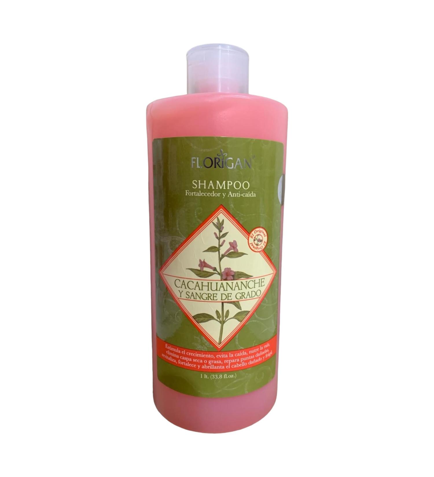 Anti-Hair Loss & Fortifying Shampoo Cacahuananche 1L - Florigan | Strengthen & Revitalize Hair | International Shipping Available - Buy Online on SooperMarket.com