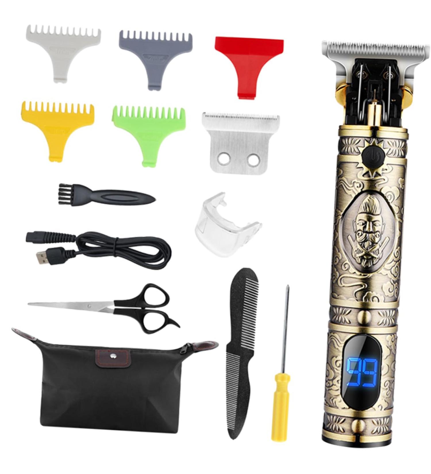 minkissy Beard Trimmer 1 Set Man Household Ma Stainless Steel Mens Trimmer - Buy Online on SooperMarket.com