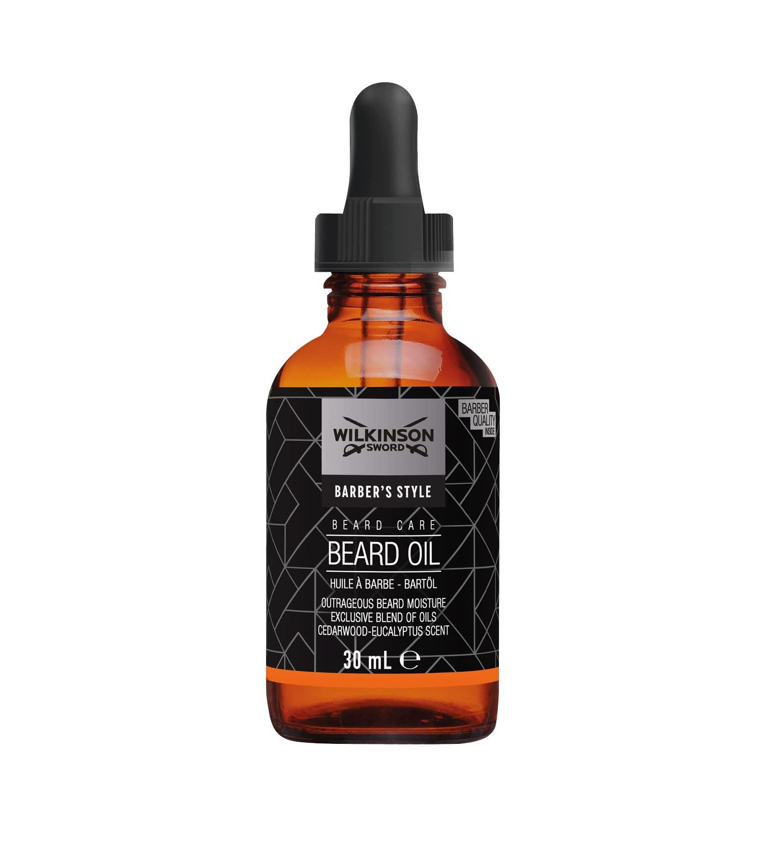Wilkinson Sword Barber's Style Beard Oil - 30ml | For Men | Premium Grooming Essential - Buy Online on SooperMarket.com
