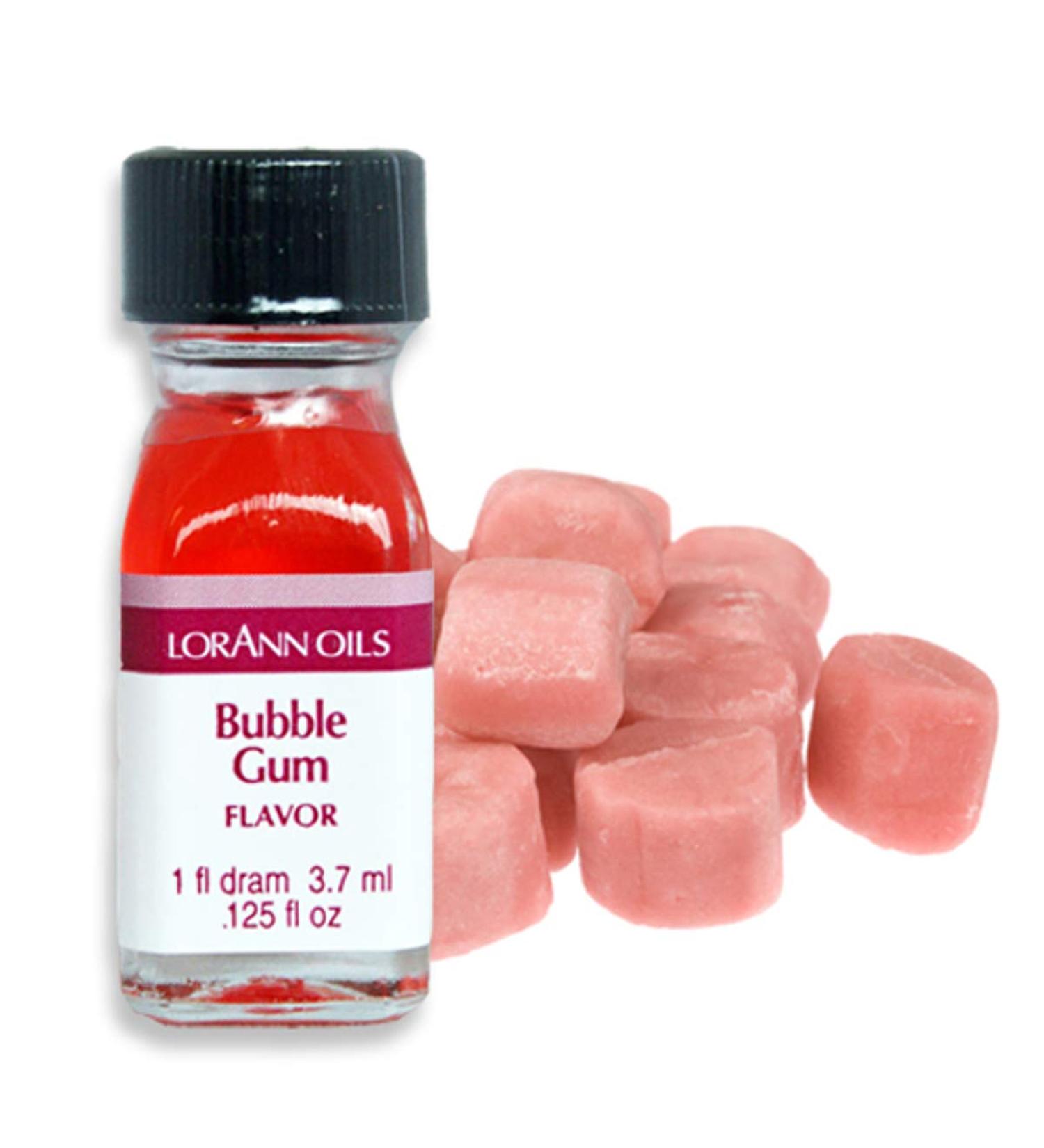 LorAnn Bubble Gum SS Flavor, 1 dram bottle (.0125 fl oz - 3.7ml - 1 teaspoon)
