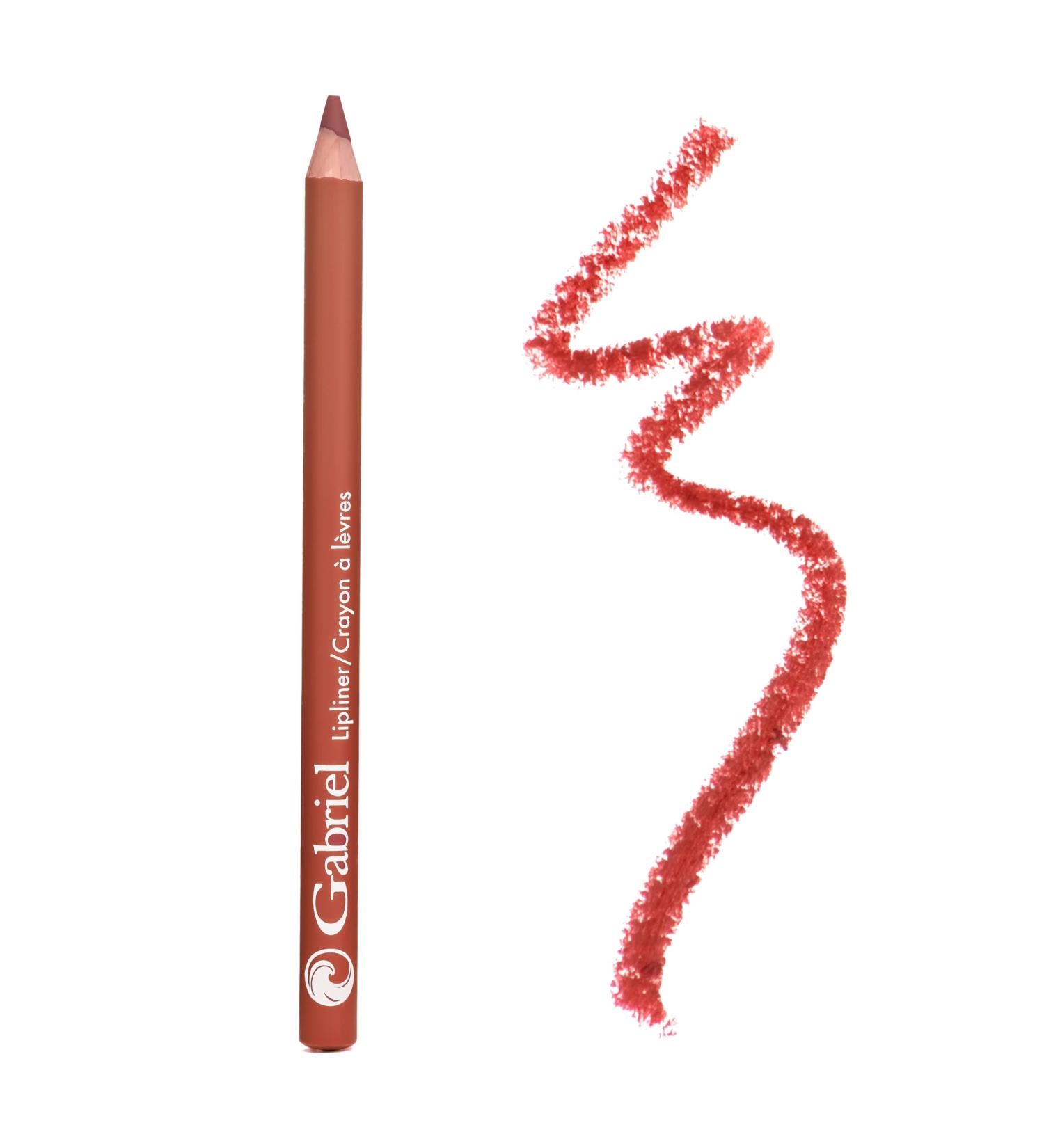 Gabriel Cosmetics Classic Lip Liner in Spice - Natural, Paraben-Free, Vegan | Long Lasting Lipliner with Jojoba Seed Oil and Aloe - 0.04 oz - Buy Online on SooperMarket.com
