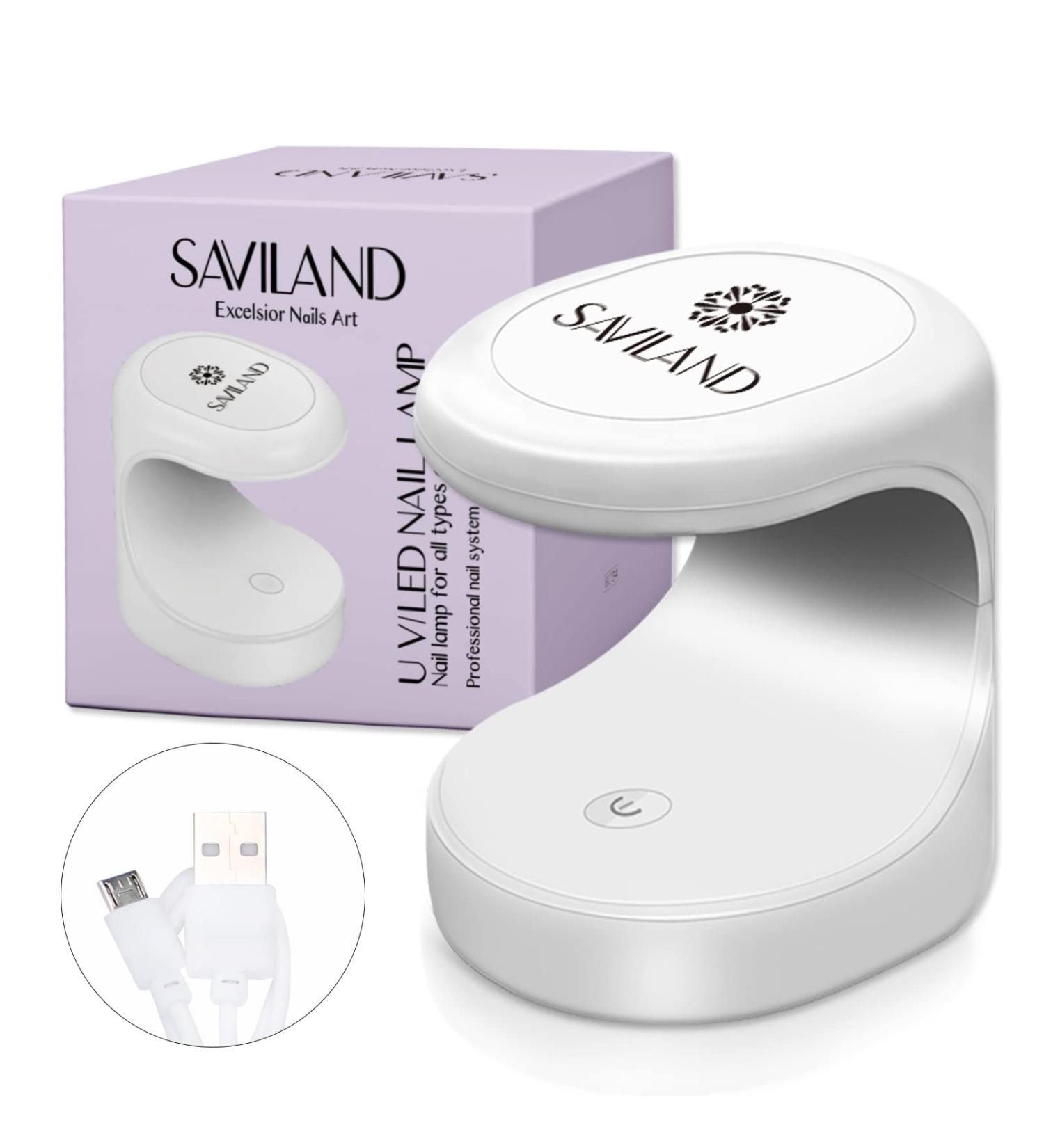 Saviland Mini Nail Lamp - 16W U V/LED Nail Dryer U V Light for Nails for Gel Nail Polish  Builder Nail Gel  Glue Gel  Nail Art Tools for Starters Home DIY Professionals Salon Portable Nail Lamp - Buy Online on SooperMarket.com