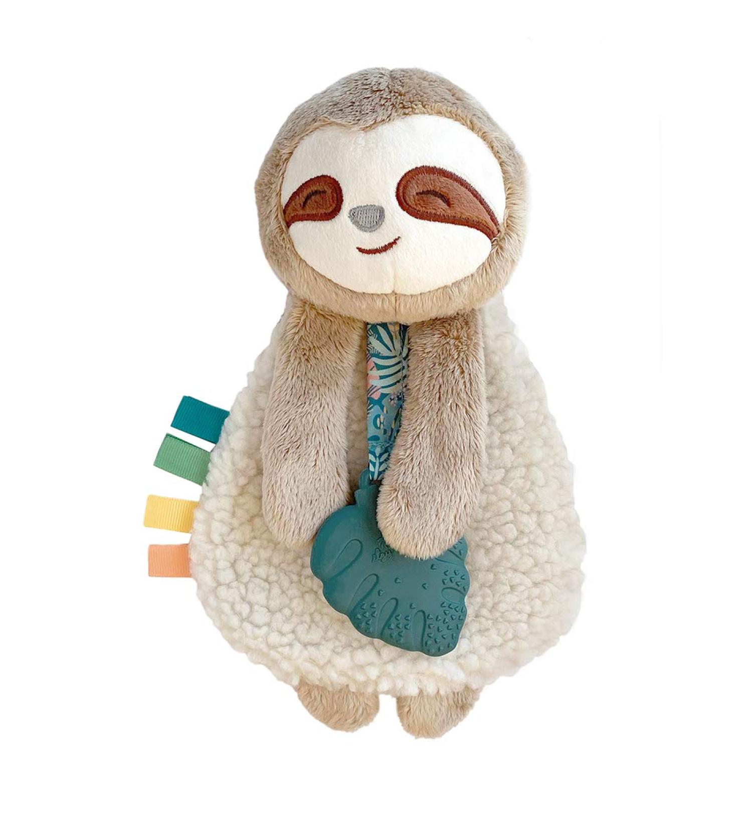 Itzy Ritzy Sloth Lovey with Teether, Crinkle Sound, Sherpa Fabric & Minky Plush - Buy Online on SooperMarket.com