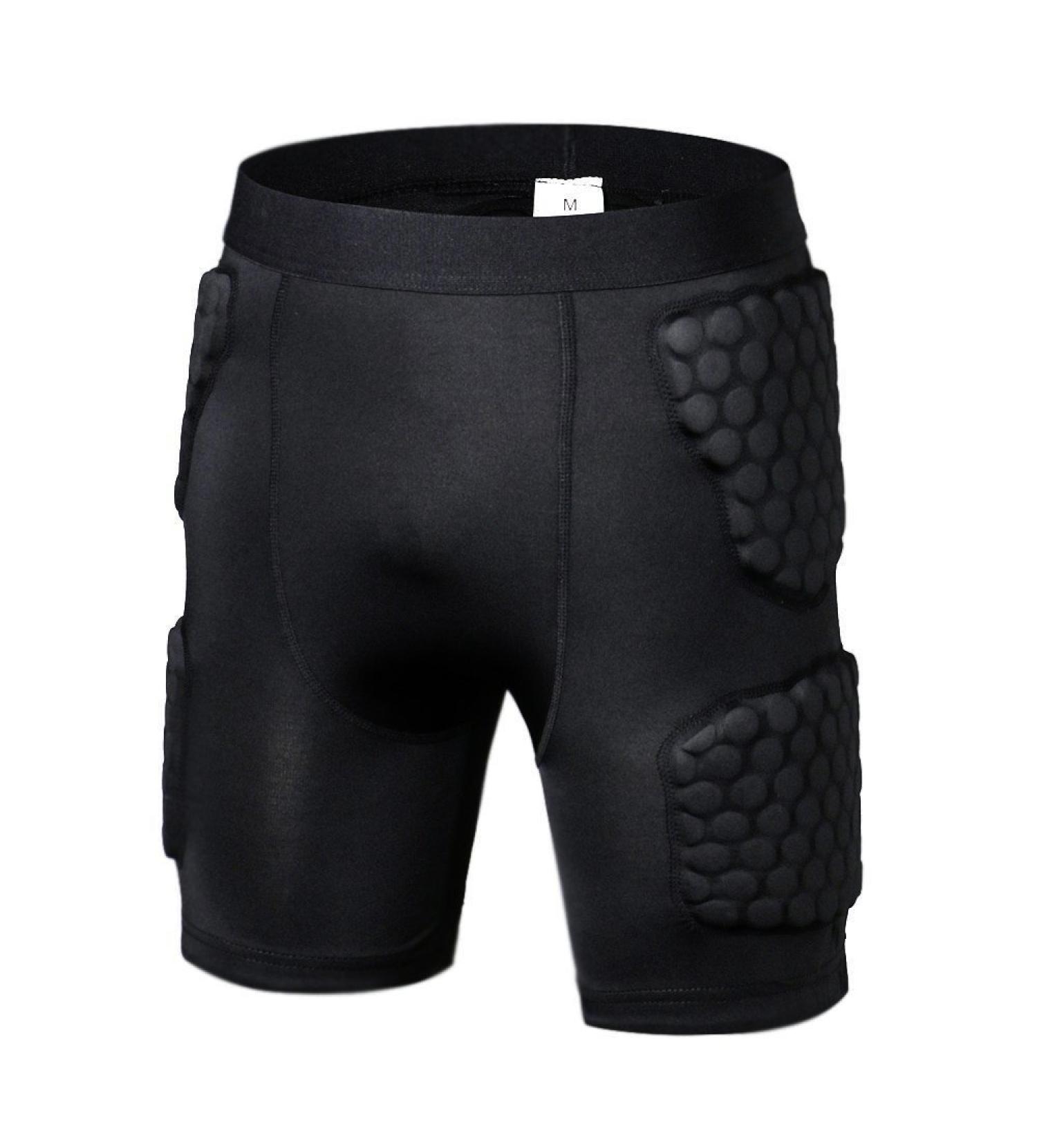 TUOY Padded Compression Shorts 5-Pads Football Girdle Hip Thigh Protector | Adult Medium Black - Buy Online on SooperMarket.com