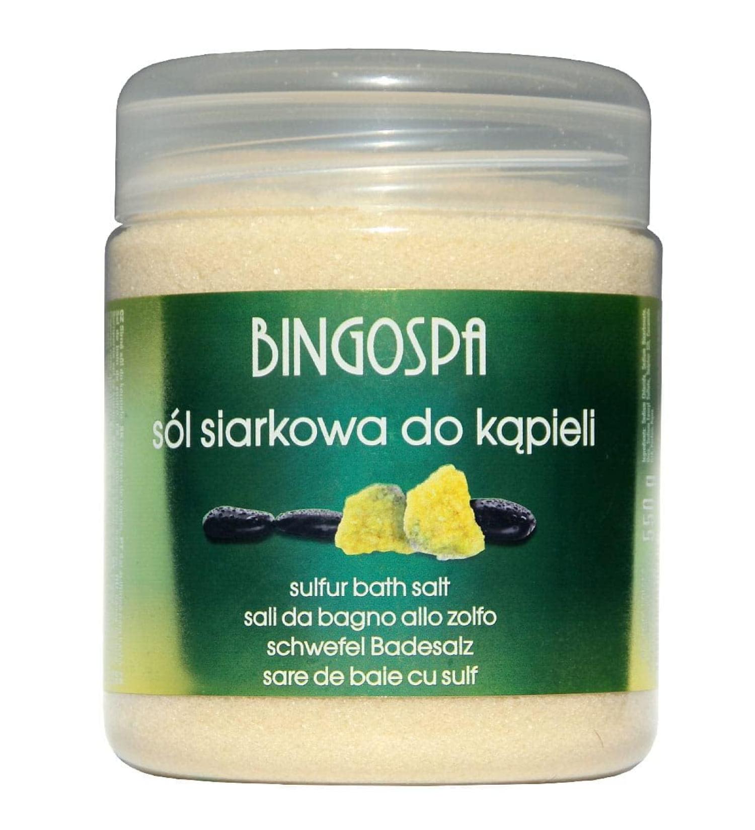 BINGOSPA Sulphur Salt for Skin Inflammation & Callus - 550g | Natural Healing & Soothing Treatment - Buy Online on SooperMarket.com