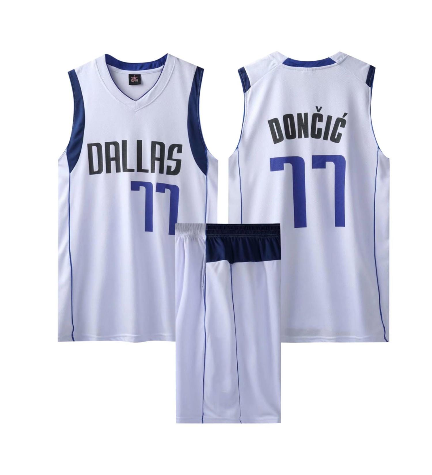 Shop ABRTJCL Basketball Jersey Set - Kids & Adults Sleeveless Suit & Shorts | A-77 White L - International Shipping Available - Buy Online on SooperMarket.com