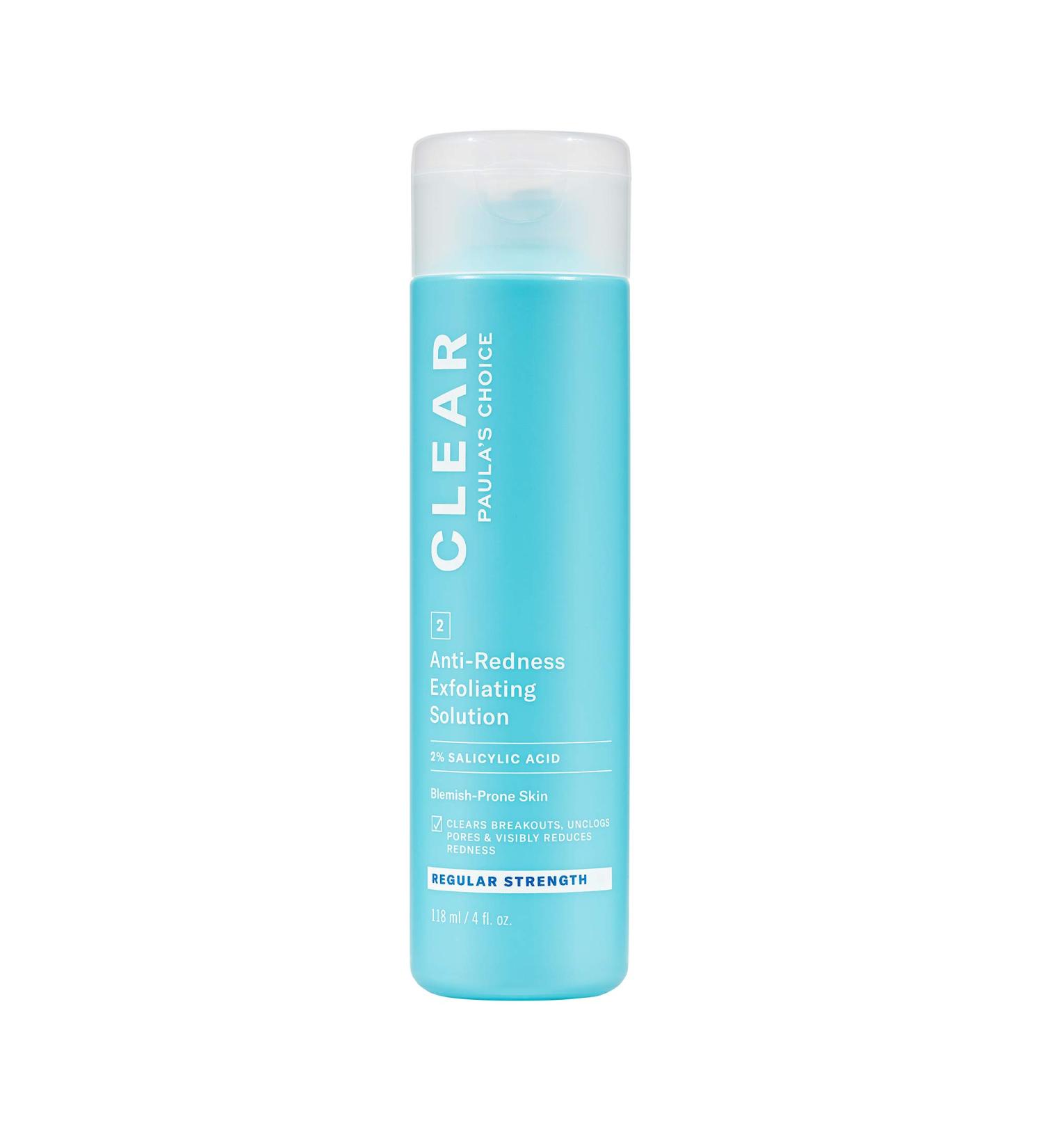 Paula's Choice CLEAR Regular Strength Exfoliator 2% Salicylic Acid 4 oz - Acne & Redness Relief - Buy Online on SooperMarket.com