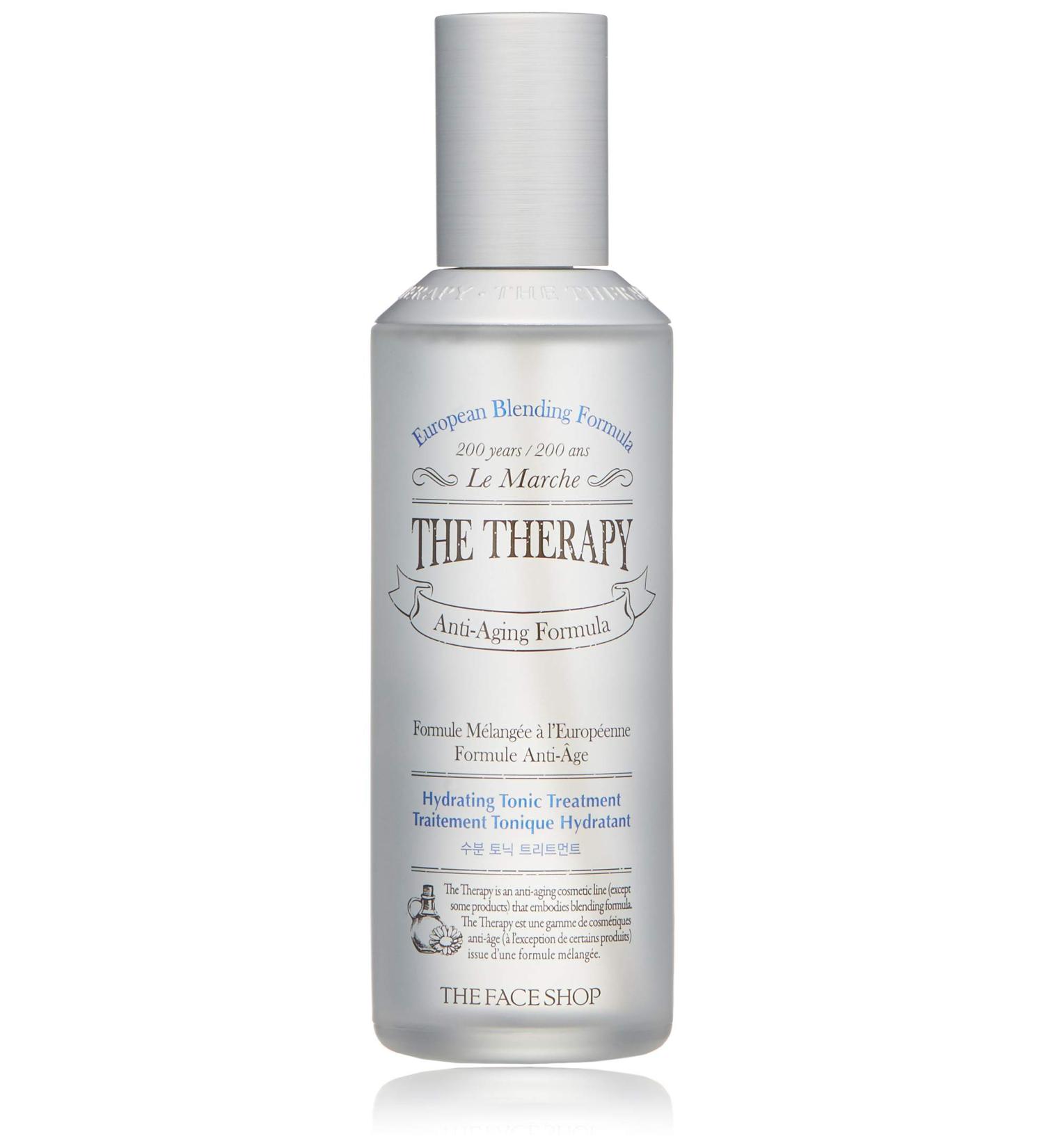 The Face Shop The Therapy Hydrating Tonic Treatment 5.0 Fl Oz | All-In-1 Toner, Treatment & Emulsion | Deep Skin Hydration & Anti-Aging Formula - Buy Online on SooperMarket.com