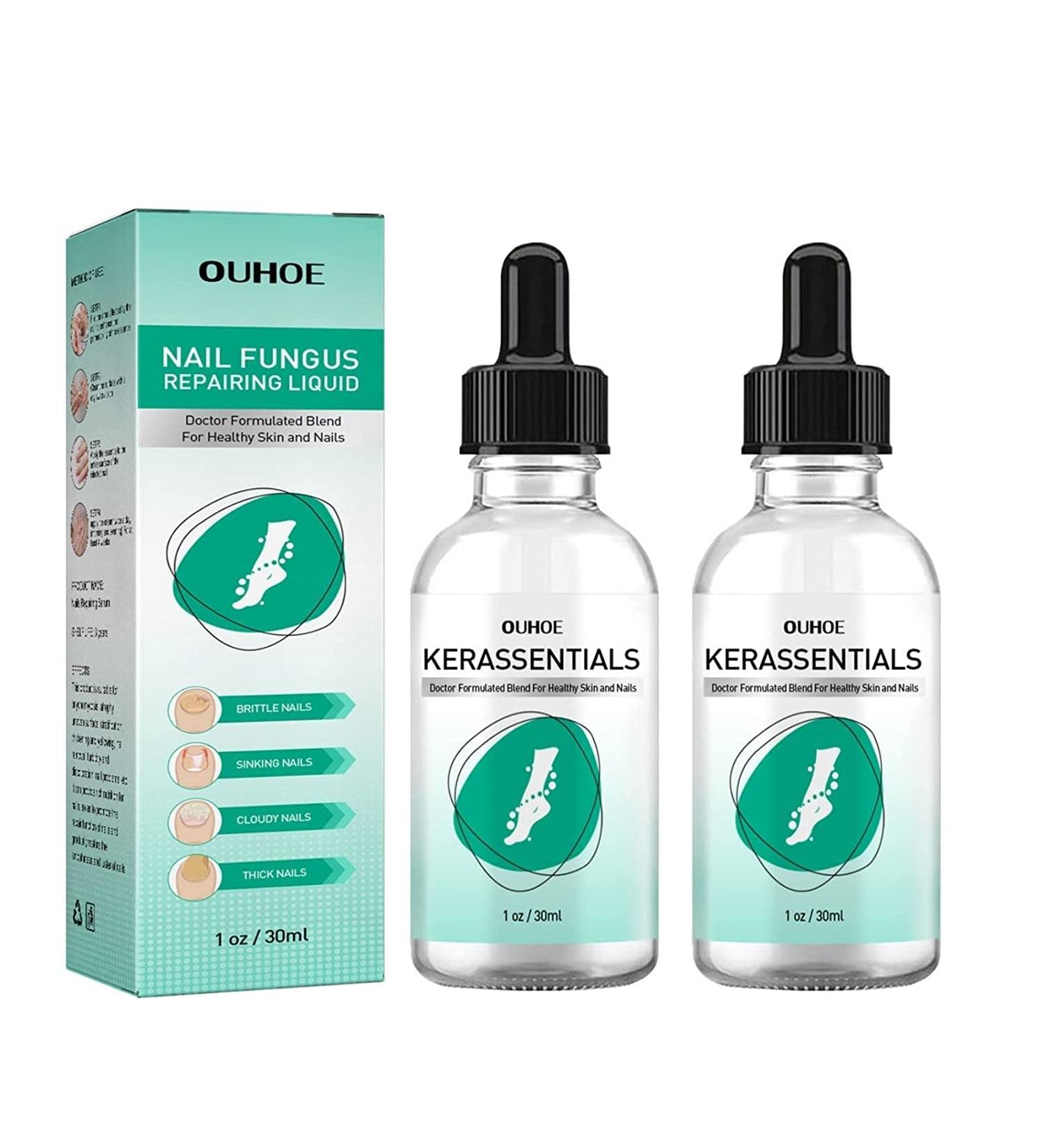 2Pack Kerassentials Toenail Oil and Skin Treatment Set for Nail Care - Buy Online on SooperMarket.com