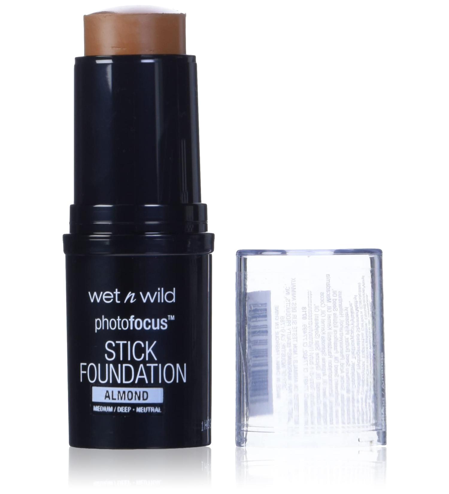Wet n Wild Photo Focus Matte Foundation Stick Makeup Almond - Vegan & Cruelty-Free - Buy Online on SooperMarket.com
