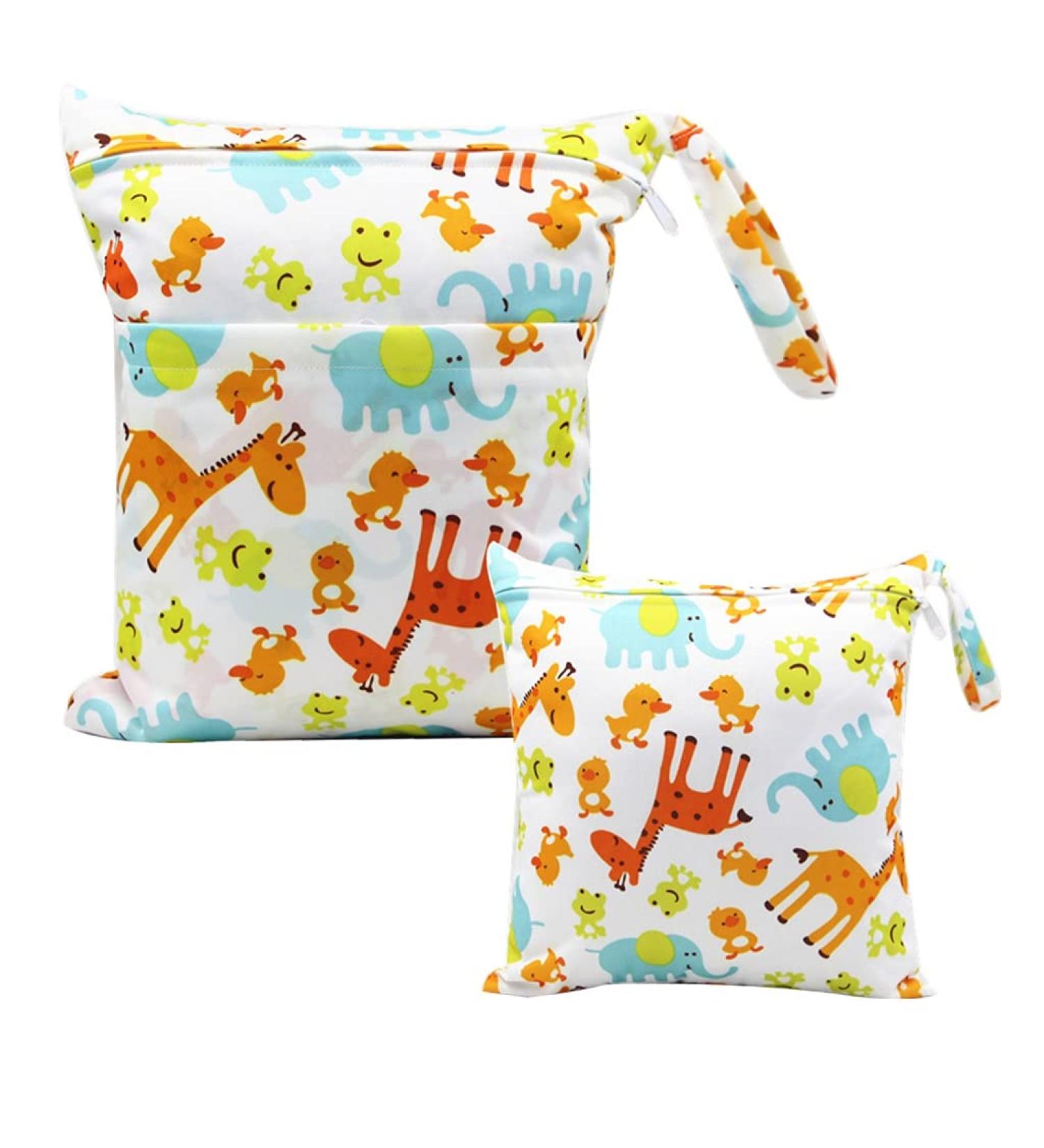 Egurs Giraffe Diaper Bag Wetbag Set - Large & Medium Perfect for On-the-Go Parents | International Shipping - Buy Online on SooperMarket.com