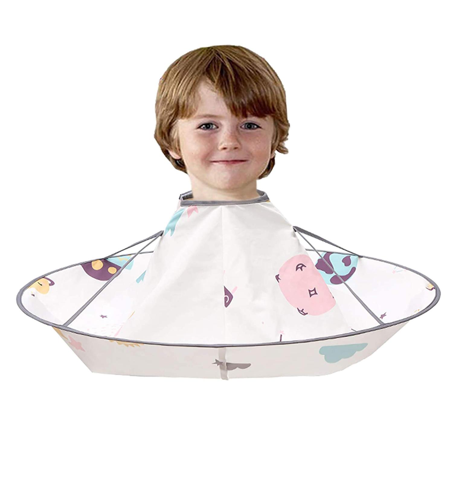 CCBeauty Cutting Clasp Hairdresser Umbrella for Kids - Dinosaur Hair Cutting Cap - Buy Online on SooperMarket.com