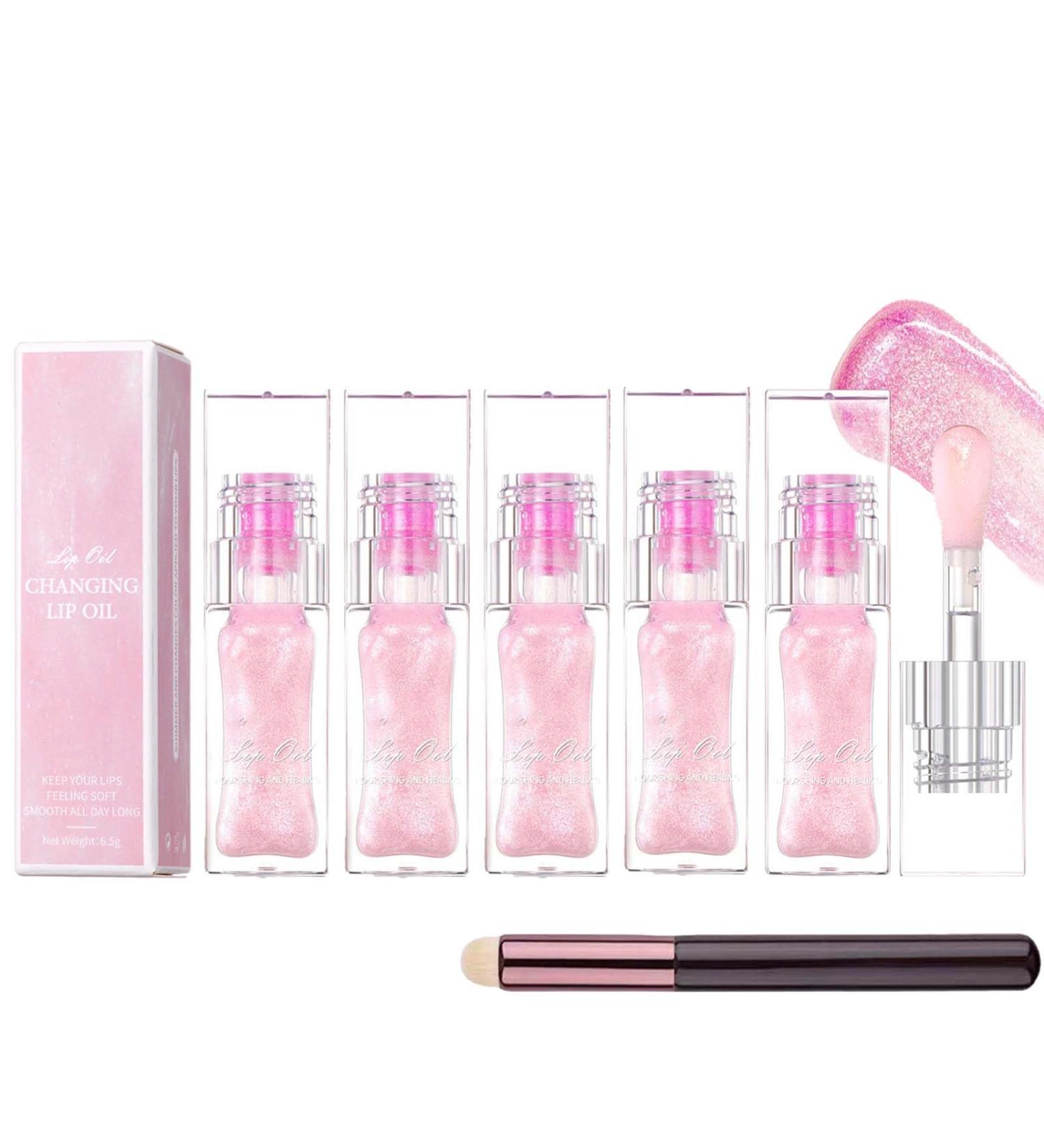 Conversionh Lip Oil Conversionh Magic Changing Lip Oil Boss up Color Changing Lip Oil Drip Dynasty Magic Color Changing Lip Oil Cotton Candy Flavor Warm Change Moisturizing (5pcs) - Buy Online on SooperMarket.com
