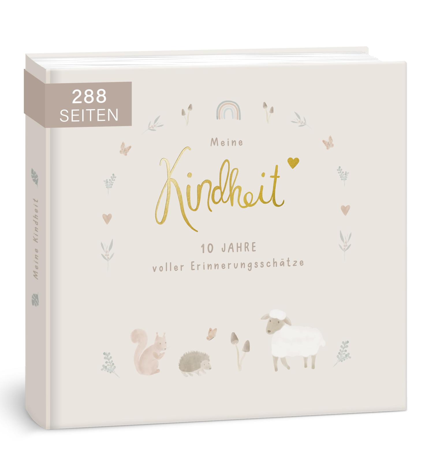 mintkind 'My Childhood' Memory Album - Forest Design | Perfect Photo Album for Kids' First 10 Years | Ideal Birth Gift & Baby Book - Buy Online on SooperMarket.com