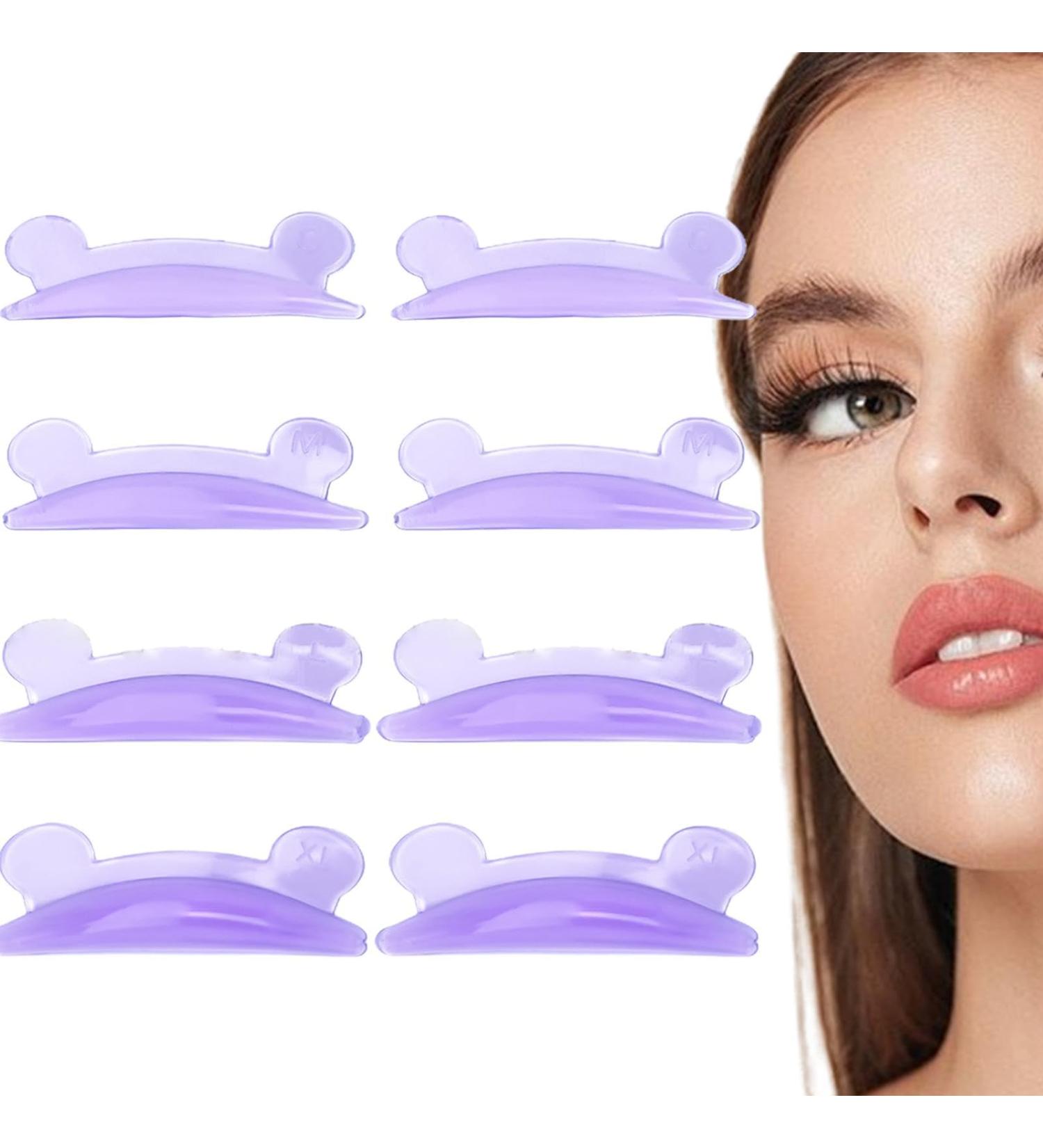 Veeteah Lash Lift Pads - 4 Pairs Silicone Bear Style Lash Curler Pad | Reusable Soft Lash Lift Rods Silicone Lash Curler Pad in 4 Sizes for Different Length Eyelashes Lifting - Buy Online on SooperMarket.com