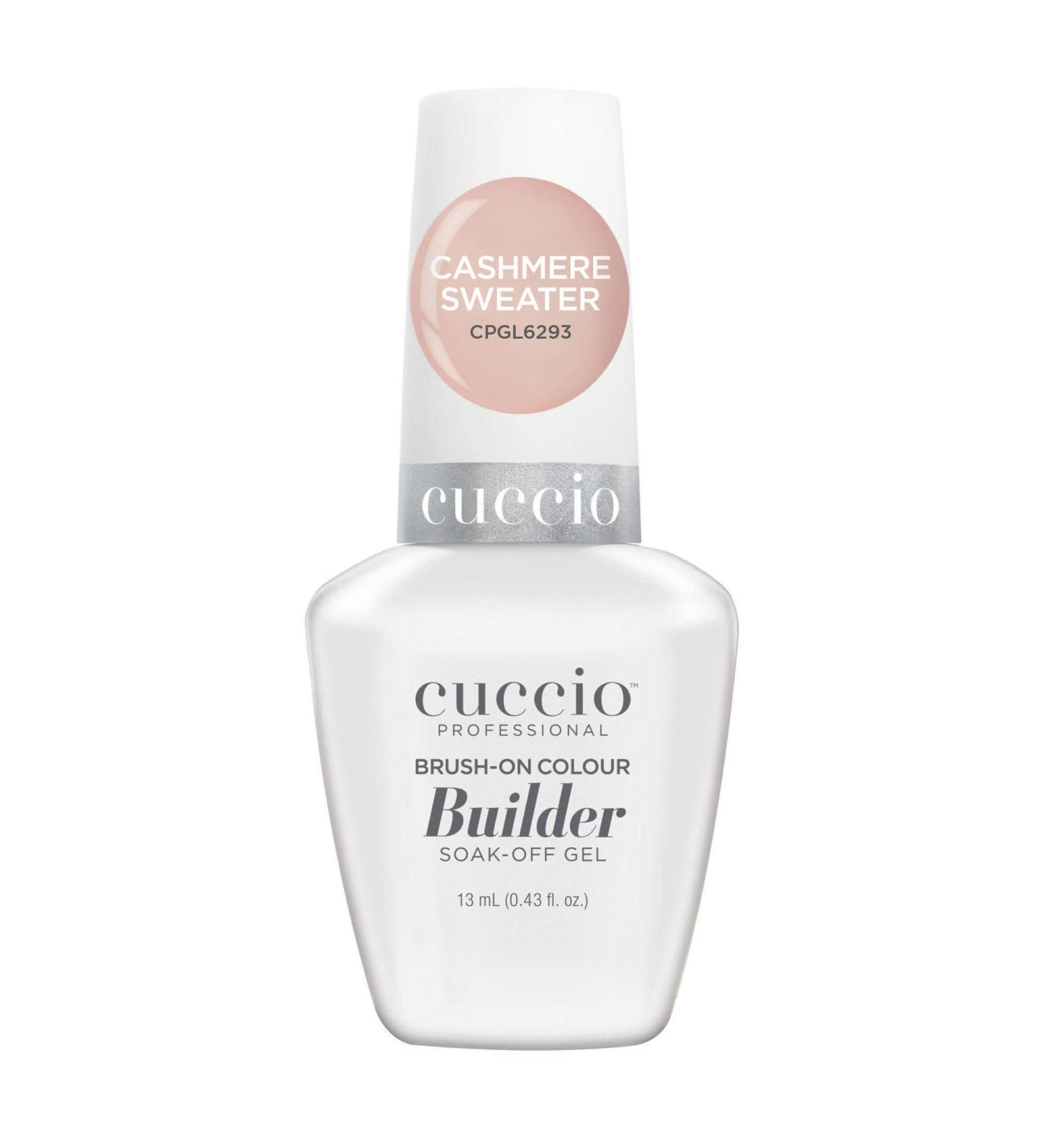Cuccio Pro Brush-On Colour Builder Gel - Camouflage & Correct Uneven Nail Beds - Lightweight UV/LED Formula - Cashmere Sweater Shade - 0.43 oz - Buy Online on SooperMarket.com