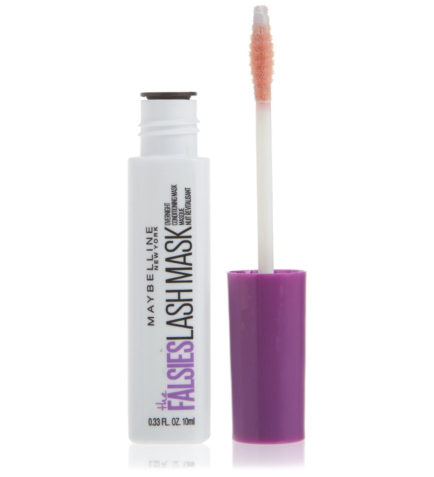 Maybelline New York Overnight Eyelash Conditioner with Shea Butter and Argan Oil - Falsies Lash Mask, 0.33 Fl Oz - Buy Online on SooperMarket.com