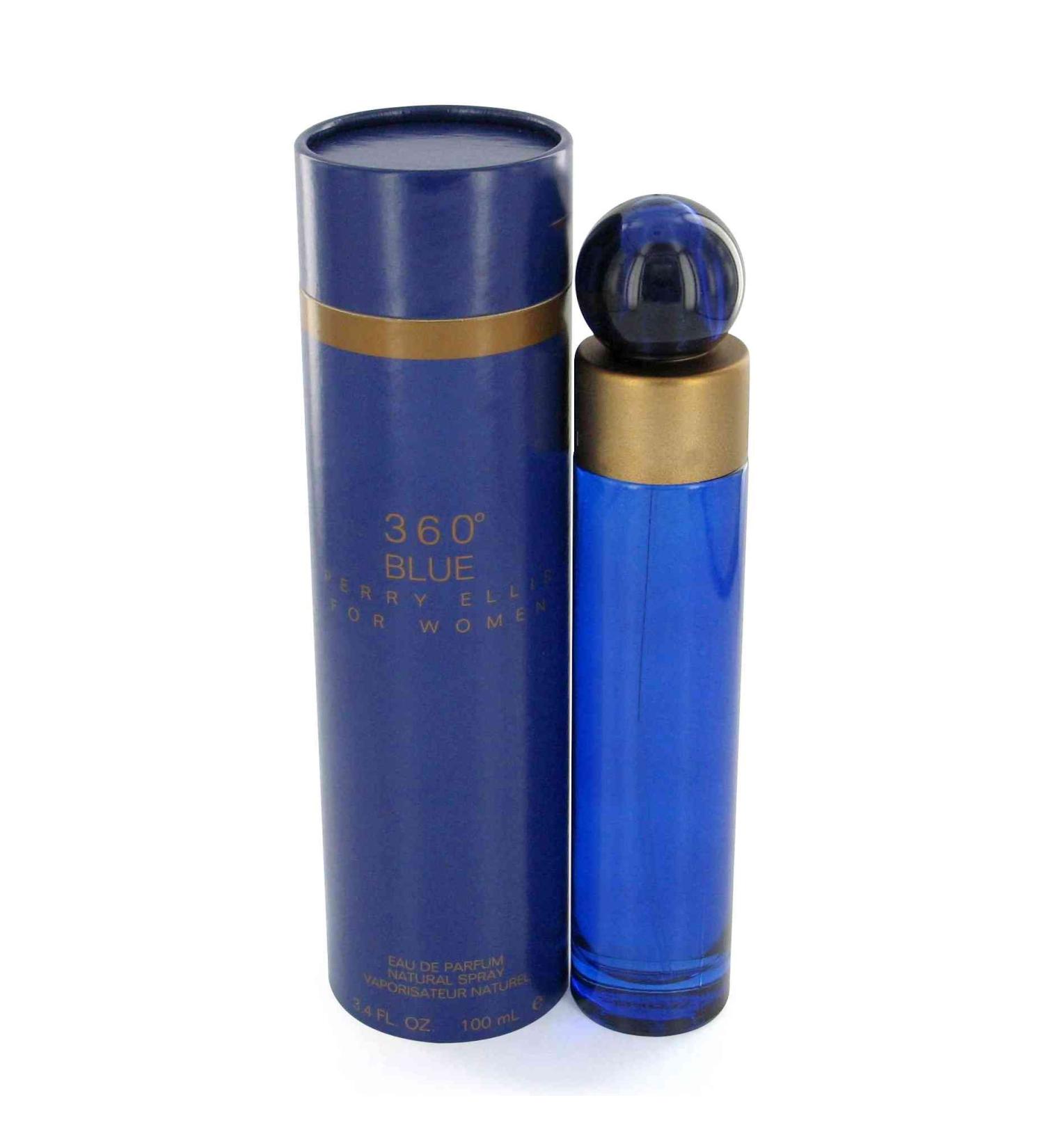 Perry Ellis 360 Blue By Perry Ellis For Women. Eau De Parfum Spray 3.4 Ounces