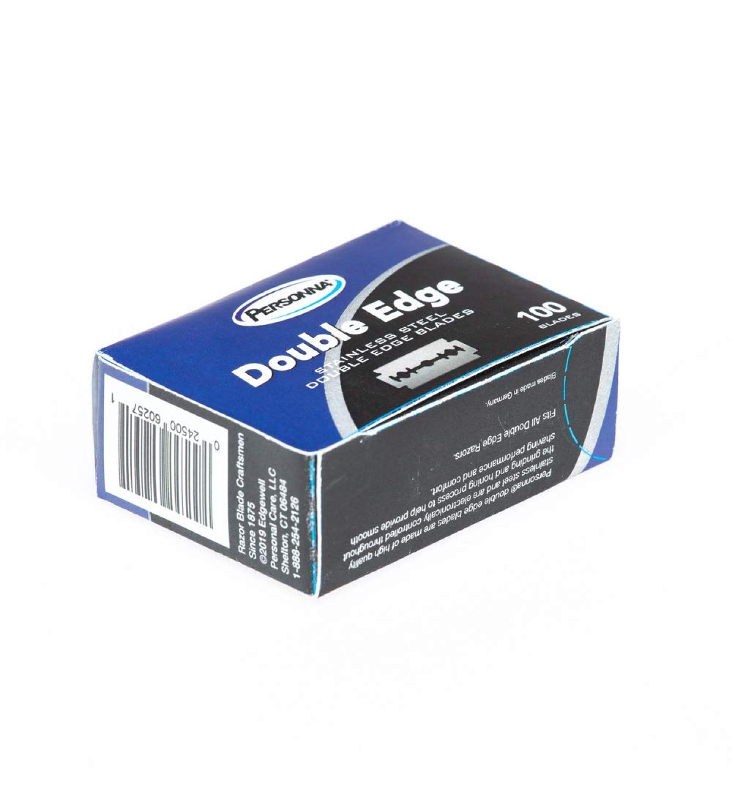 Personna DE Double Edge Razor Blades - 100 Count Pack of 1 | Best Quality Blades for Smooth Shave - Buy Online on SooperMarket.com