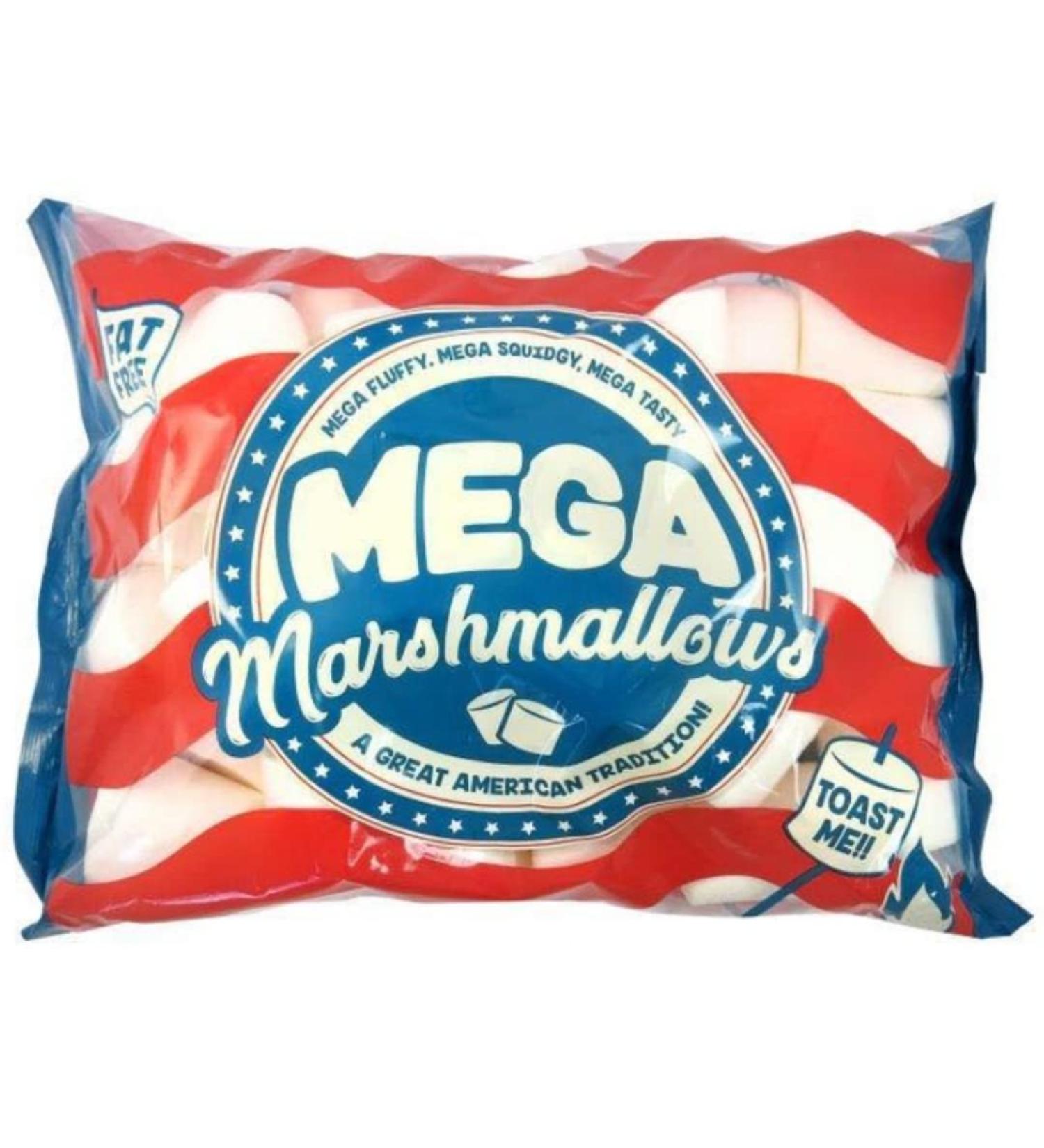 Tasty Fluffy Extra Large Mega Marshmallow - 550g | Perfect for S'mores | Fat-Free Roasting Marshmallows - Buy Online on SooperMarket.com