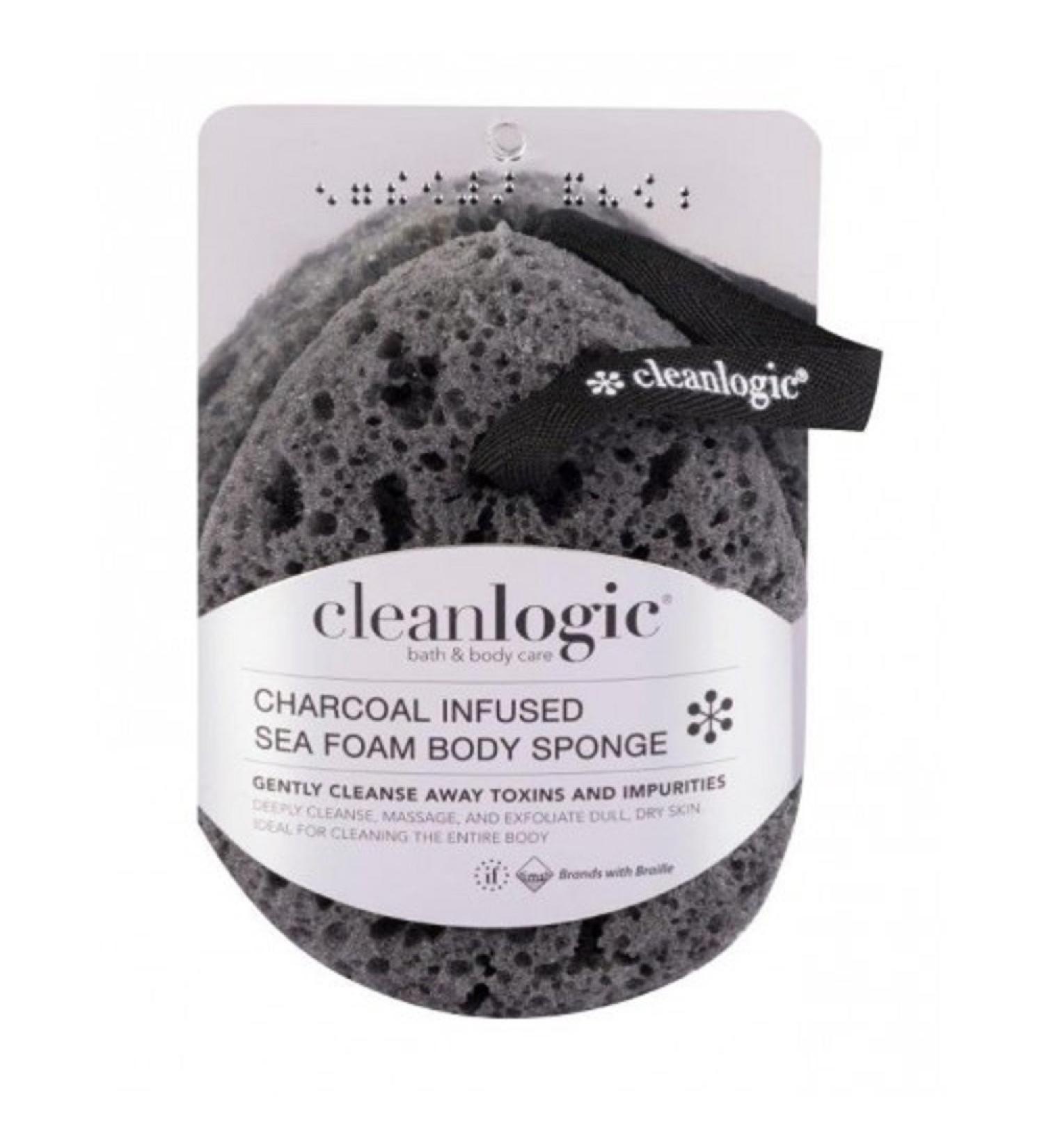 Clean Logic Charcoal Infused Foam Sea Sponge