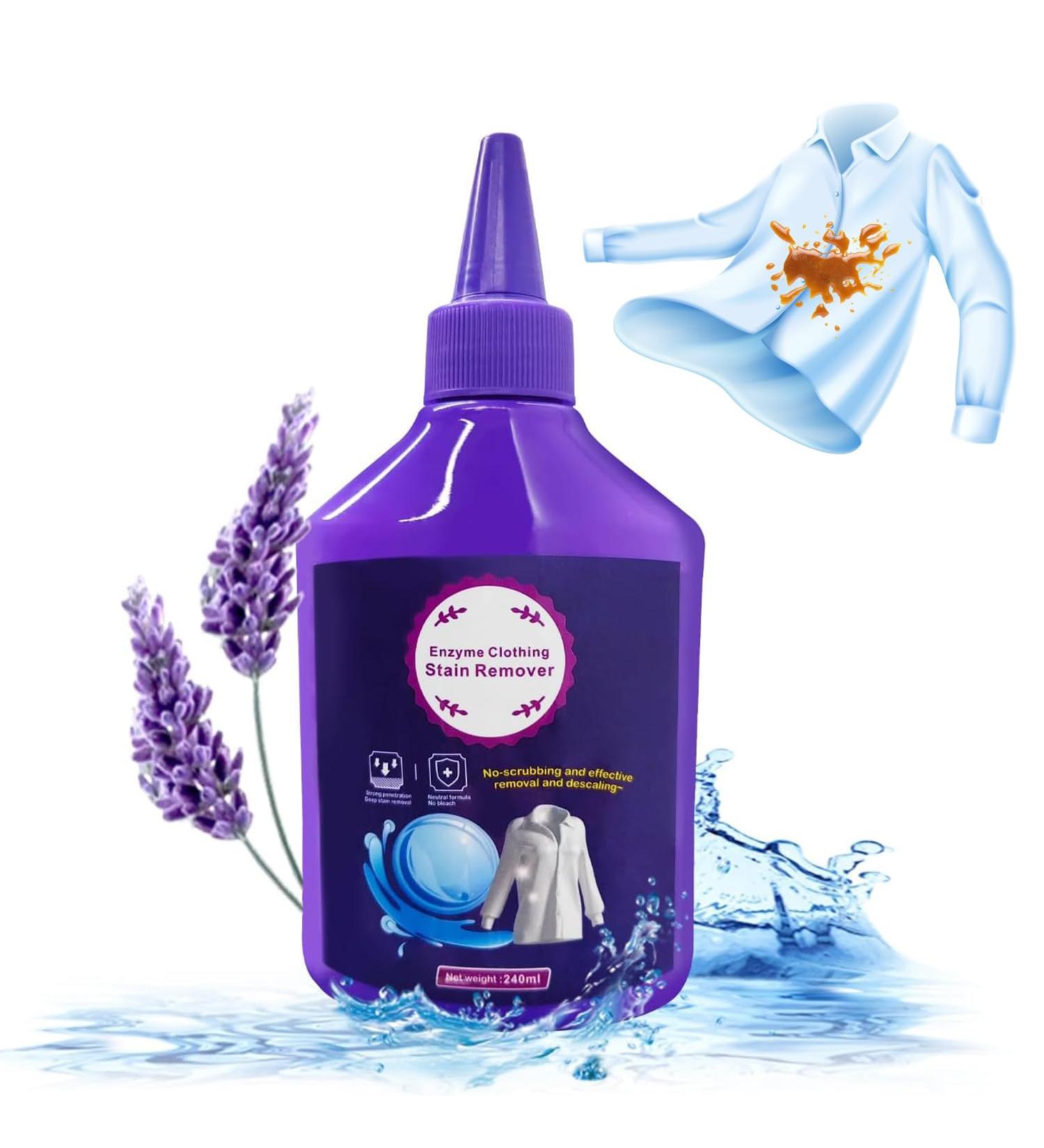 2024 Active Enzyme Stain Remover - Fast Laundry Cleaner for Clothes & Oil Stains (240ml - Buy Online on SooperMarket.com