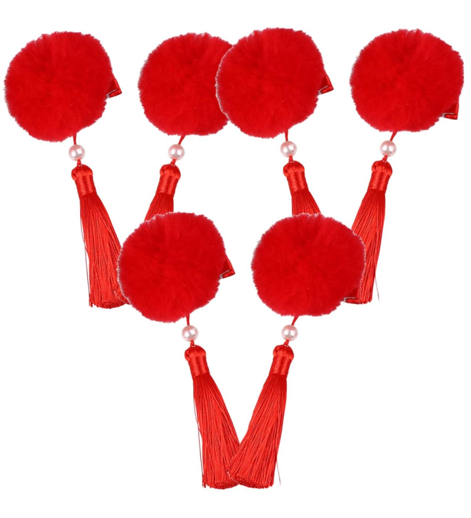 PLAFOPE 3 Pairs Tassel Hair Ball Hair Clip Tassel Hairpin Chinese Hair Accessories Traditional Chinese Hairpin Hair Styling Accessories Long Tassel Hair Barrettes Hair Clips - Buy Online on SooperMarket.com