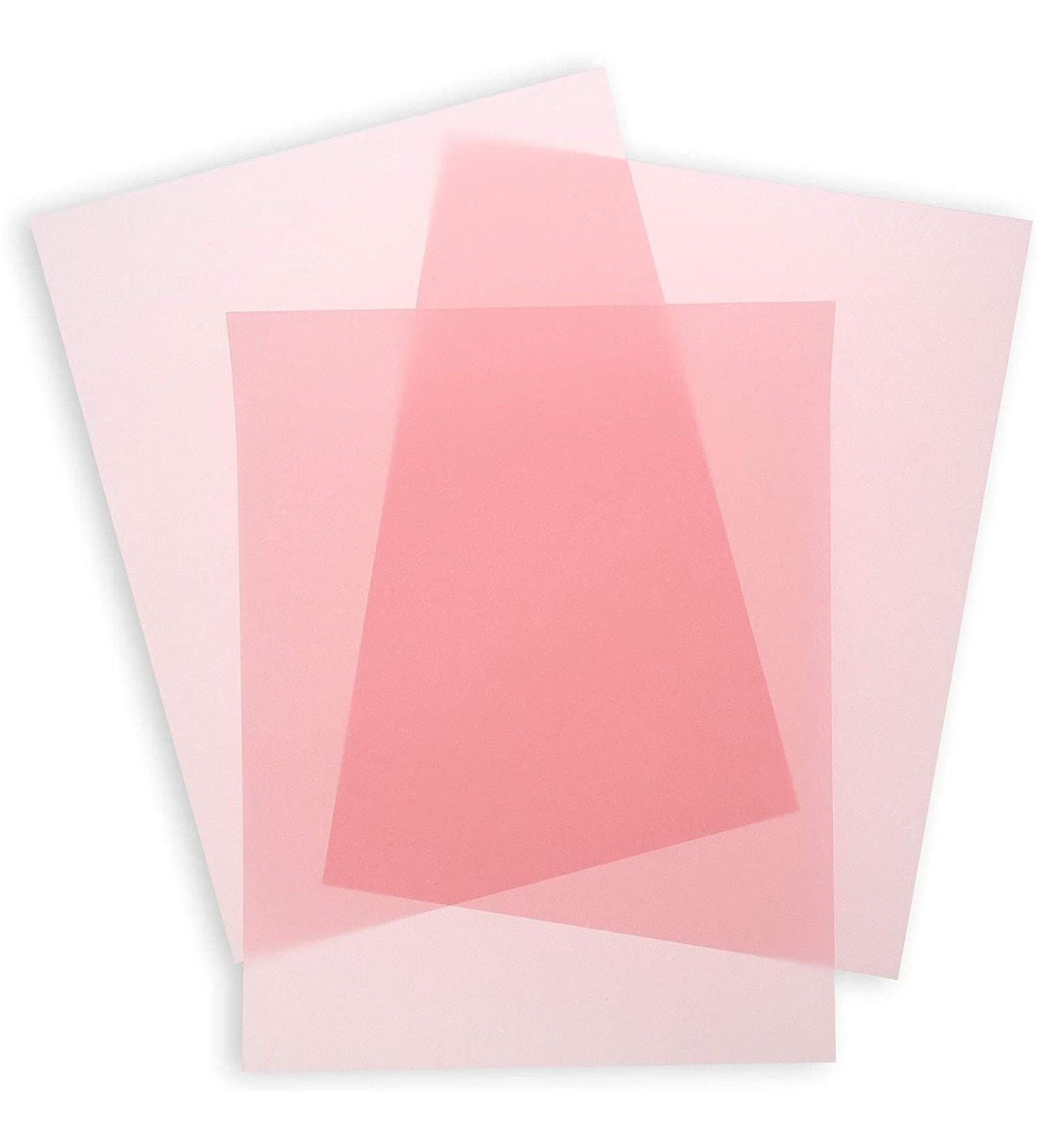 Pink Vellum Paper for Invitations and Tracing (8.5 x 11 in  50 Sheets) - Buy Online on SooperMarket.com