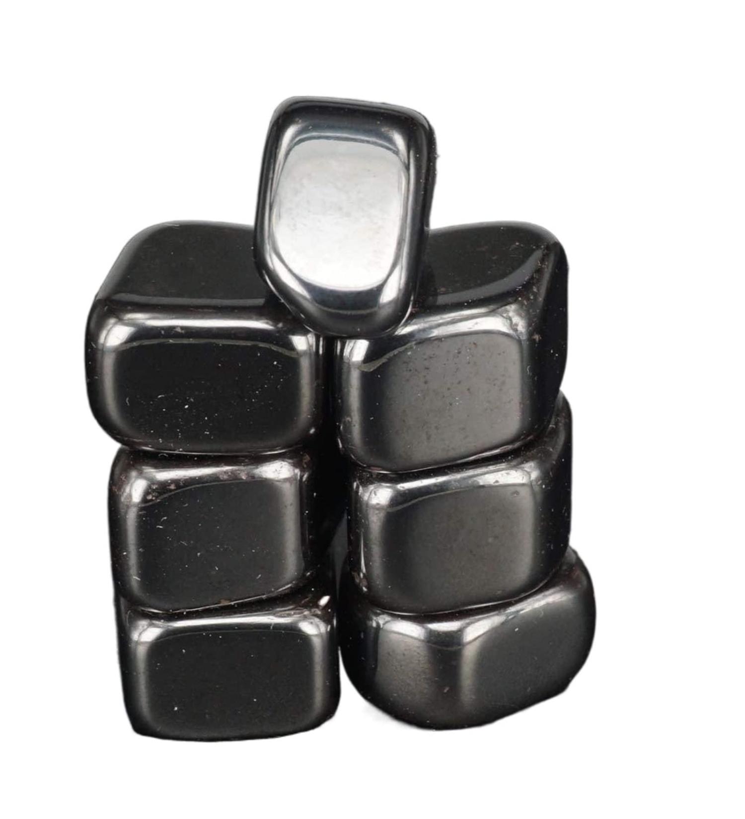 TRUSTTWO Black Lodestone Magnetite Tumbled Stone Wicca Message Reiki Crystal Healing 7Pc The New - Buy Online on SooperMarket.com