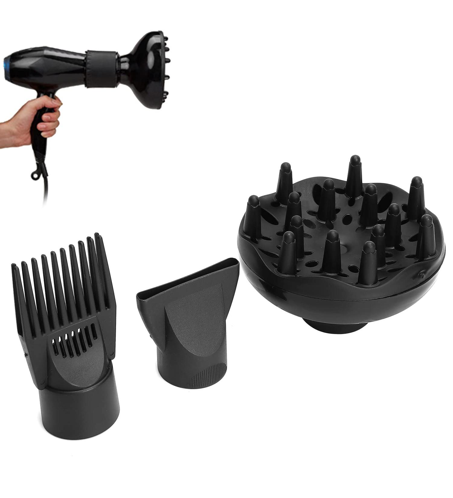 3Pcs Hair Dryer Nozzle Diffuser Set - Salon Quality Styling Tool - Buy Online on SooperMarket.com