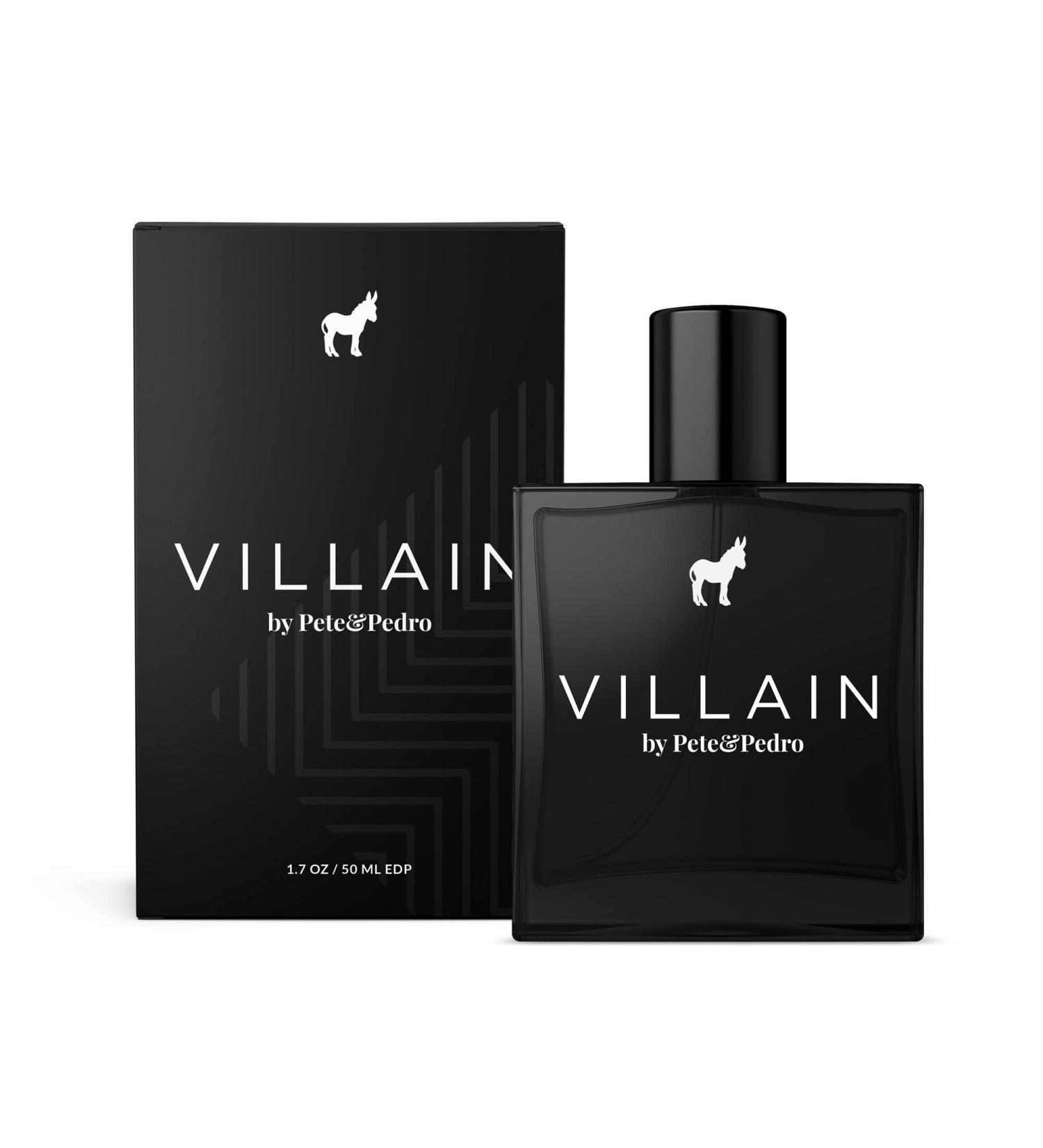 Pete & Pedro VILLAIN - Eau De Parfum | Inspired by T.Ford Tobacco & Vanille Fragrance - Tobacco and Vanilla with a Burst of Spice & Woods Men's Cologne | As Seen on Shark Tank 1.7 oz. c) VILLAIN edp - Buy Online on SooperMarket.com