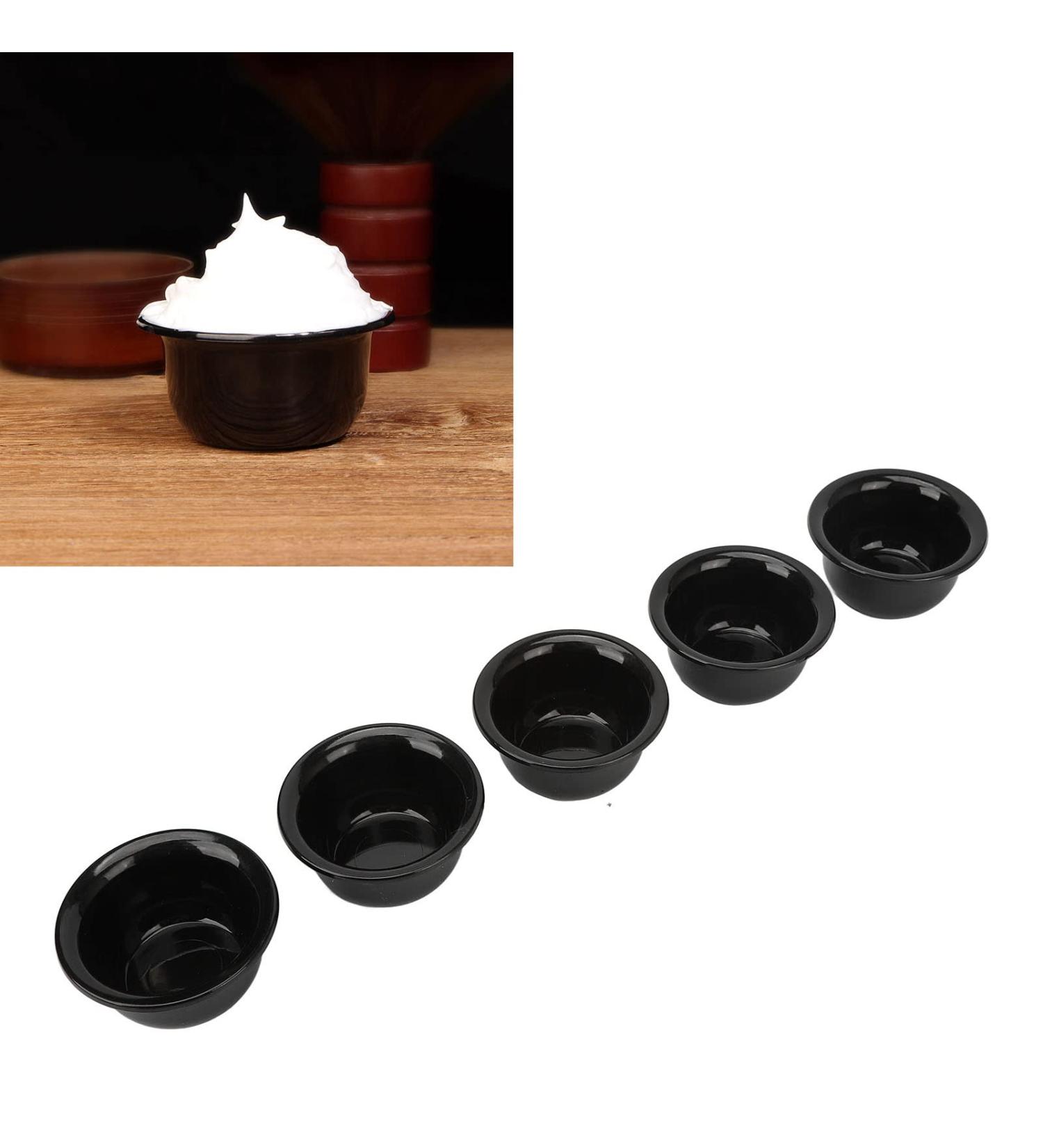 Premium Men's Shaving Bowl Set - 5 Pieces Durable Foam & Soap Dish for Facial Cleaning | Perfect for Grooming - Buy Online on SooperMarket.com