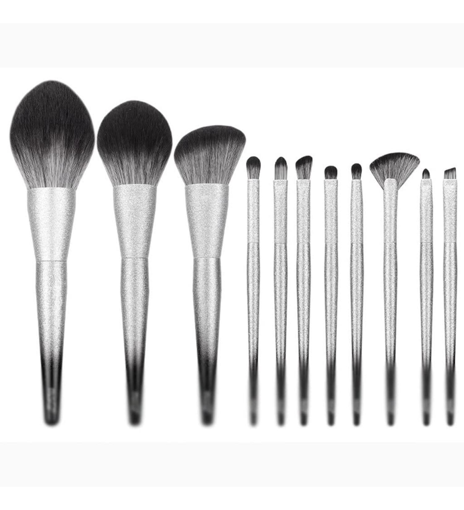 DFHBFG 11-Piece Eyeshadow & Loose Powder Brush Set - Complete Makeup Tools for Flawless Application - Buy Online on SooperMarket.com
