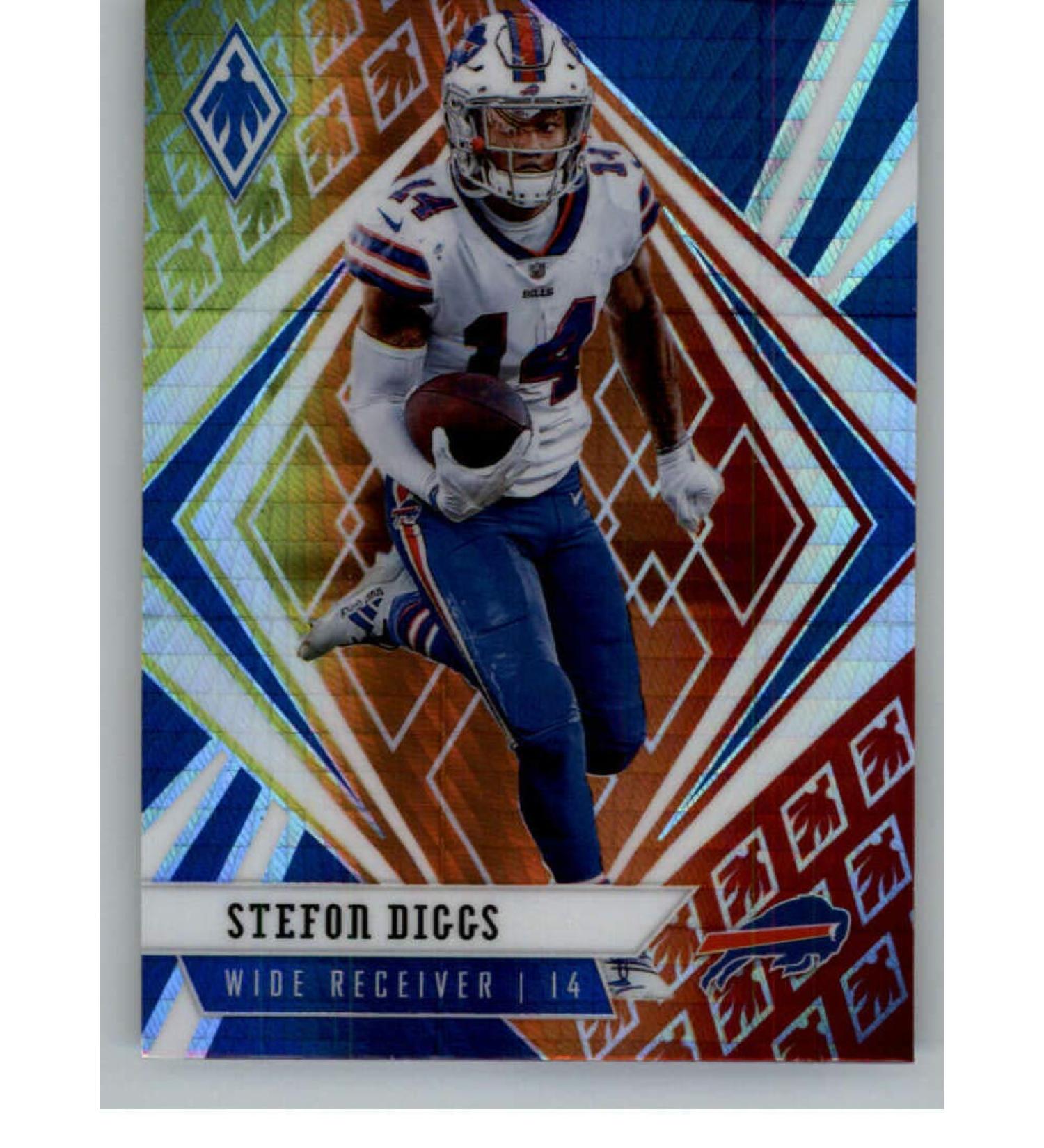 2020 Panini Phoenix Fanatics Exclusive Fire Burst Football #87 Stefon Diggs Buffalo Bills Official NFL Trading Card from Panini America in Raw (NM or Better) Condition