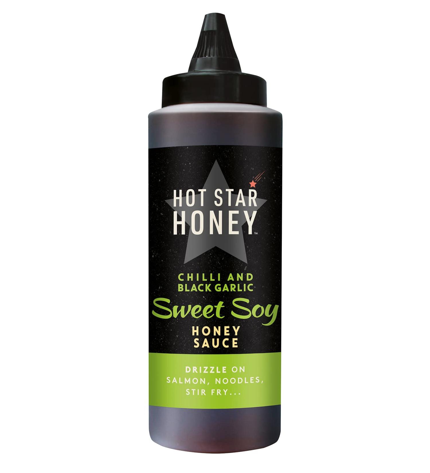 Hot Star Honey Sweet Soy Sauce - Sweet Soy Honey Sauce with Chilli & Black Garlic - Kecap Manis - Buy Online on SooperMarket.com