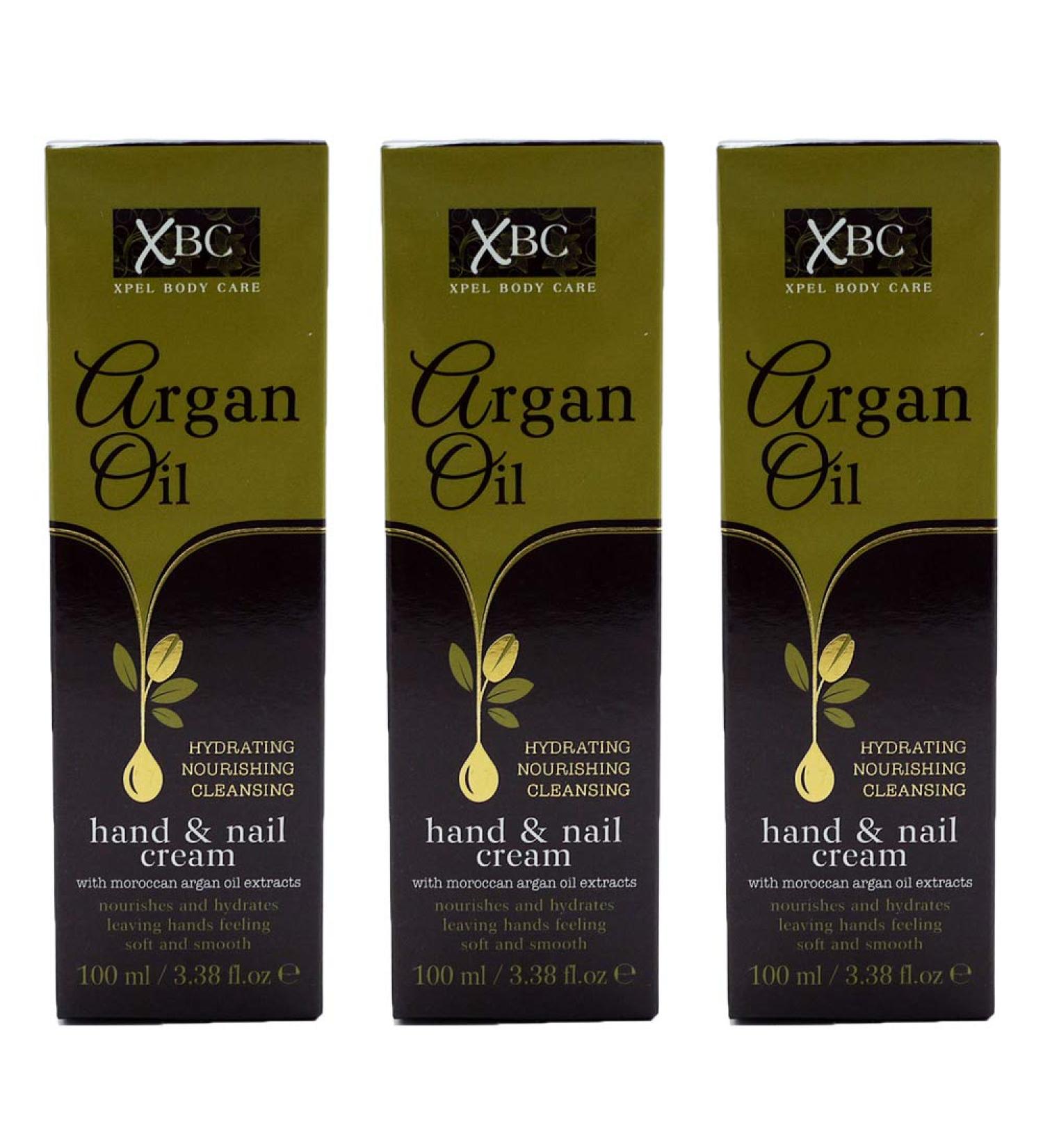 XBC Argan Oil Hand & Nail Cream 100ml Choose Quantity (3x100ml)