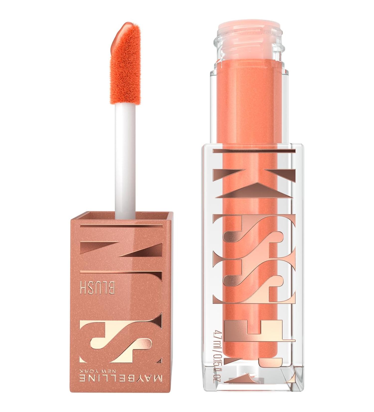 Maybelline New York Sunkisser Blush 02 Uptown Glow | Liquid Blush for a Radiant Sun-Kissed Glow - 4.7 ml - Buy Online on SooperMarket.com