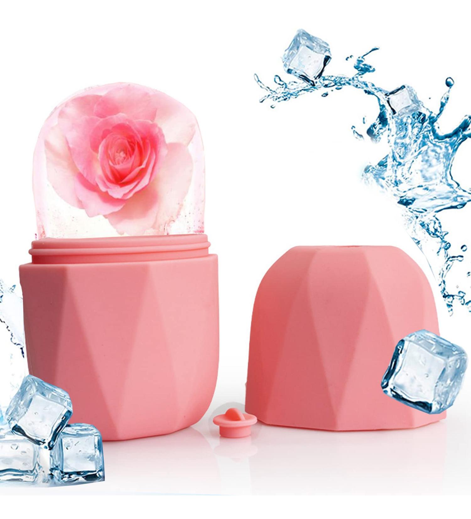 Ice Roller Ice Roller for Face and Eyes Ice Face Roller Ice Globes for Face Relief Eye Puffiness Eliminate Facial Edema Brighten Tighten Skin Remove Fine Lines Relief Sunburn(Pink) - Buy Online on SooperMarket.com