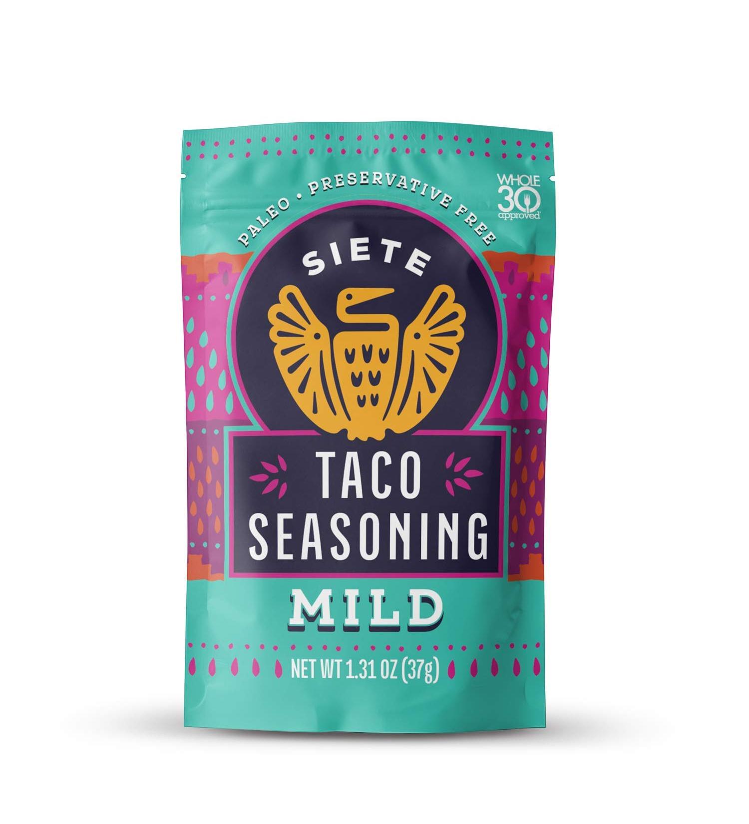 Siete Mild Seasoning | Paleo, Preservative Free, Gluten Free, Vegan | Whole 30 Approved | Pack of 6 - Buy Online on SooperMarket.com
